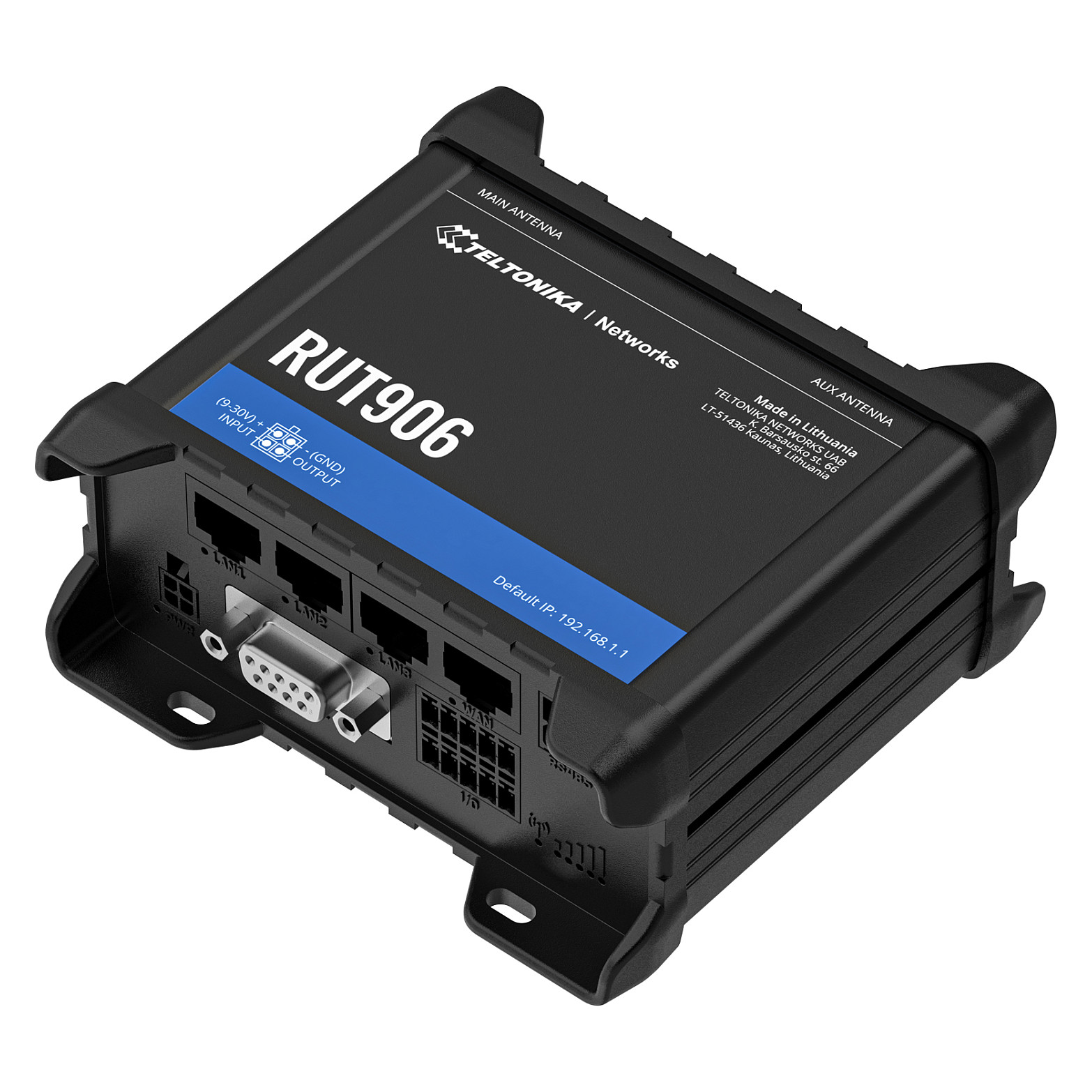 Ruter Teltonika RUT906 / Industrial Dual SIM LTE Wi-Fi - 1