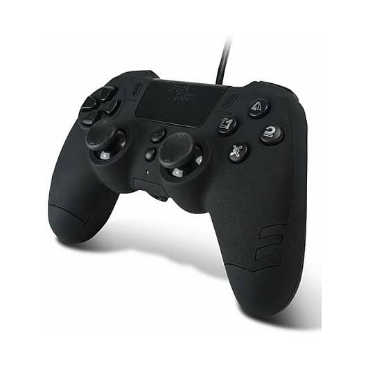 Kontroller Gaming Steelplay Slim Pack, USB, me Kabllo 3 m, Vibrim Dual, 4 Butona të Programueshëm, Audio Jack 3.5 mm, PS3, PS4, PC – Zezë - 3