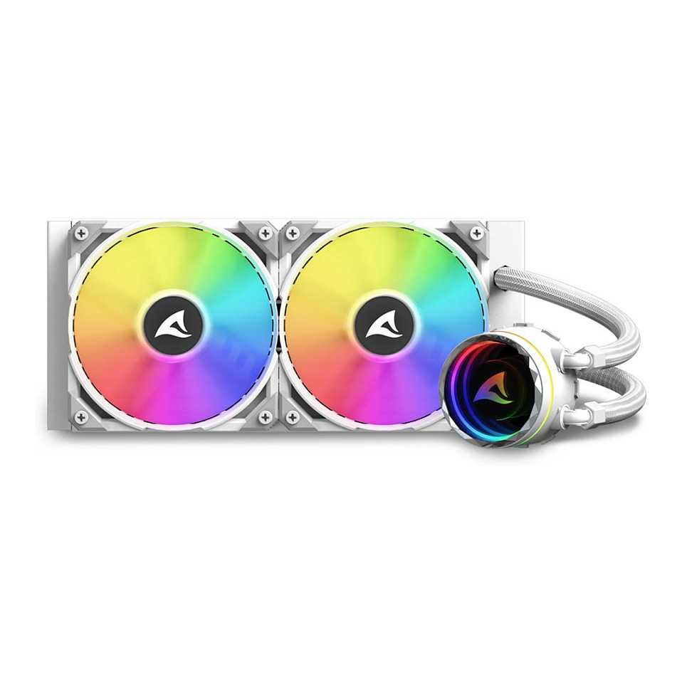 Ftohës për Procesor Sharkoon S80 RGB White AIO 240mm e bardhë - 9