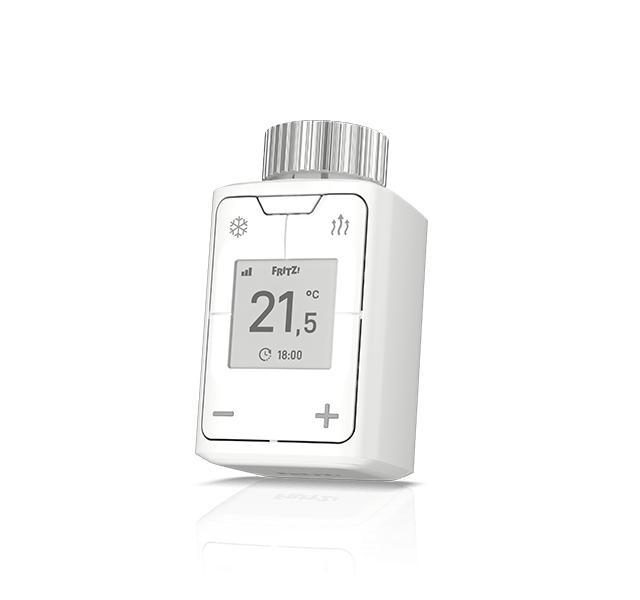Termostat i mençur FRITZ!DECT 302 / 20002961 / DECT ULE / E-Paper / Kontroll me App – Bardhë