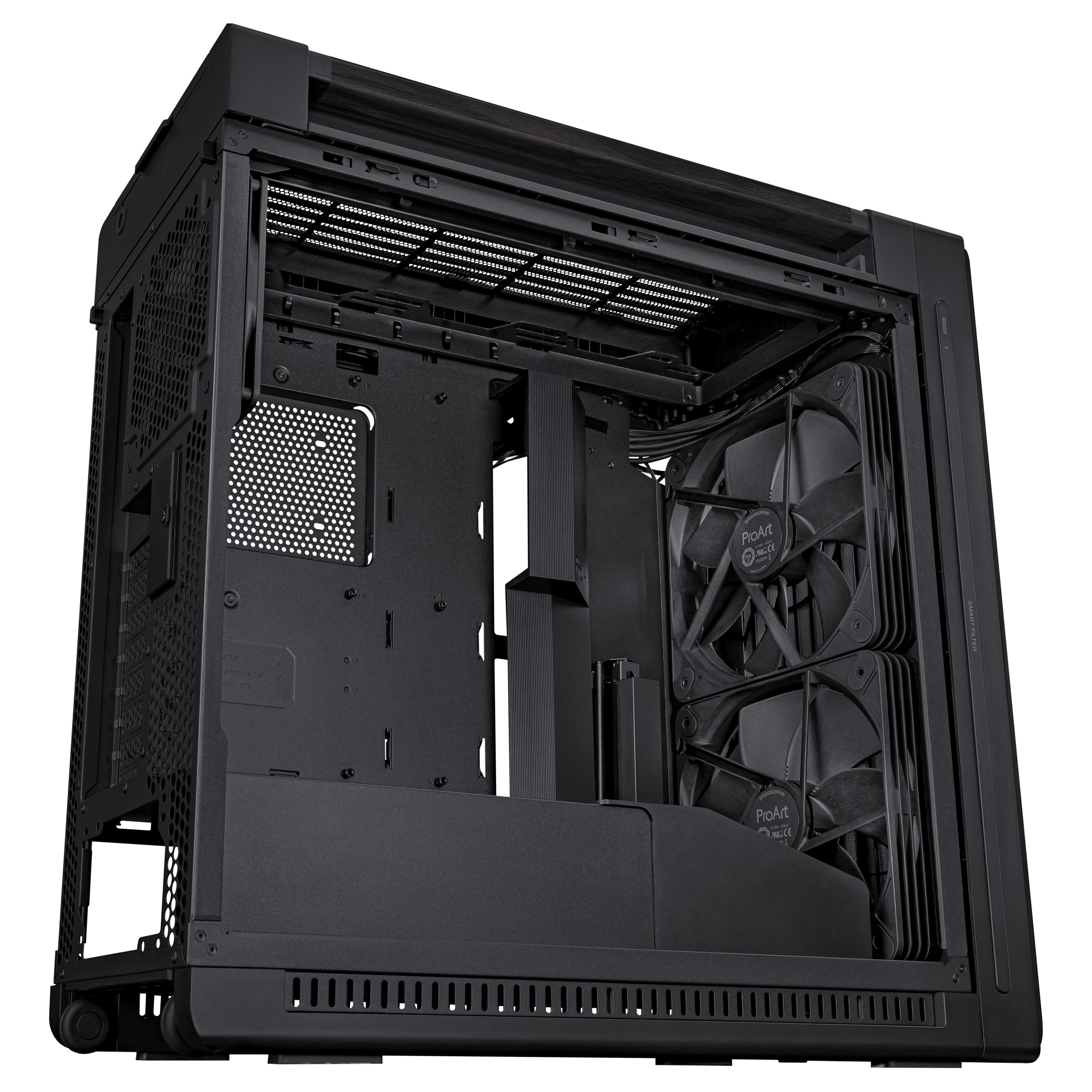 Kasë Asus ProArt PA602 Wood TG PWM -Zezë - 16