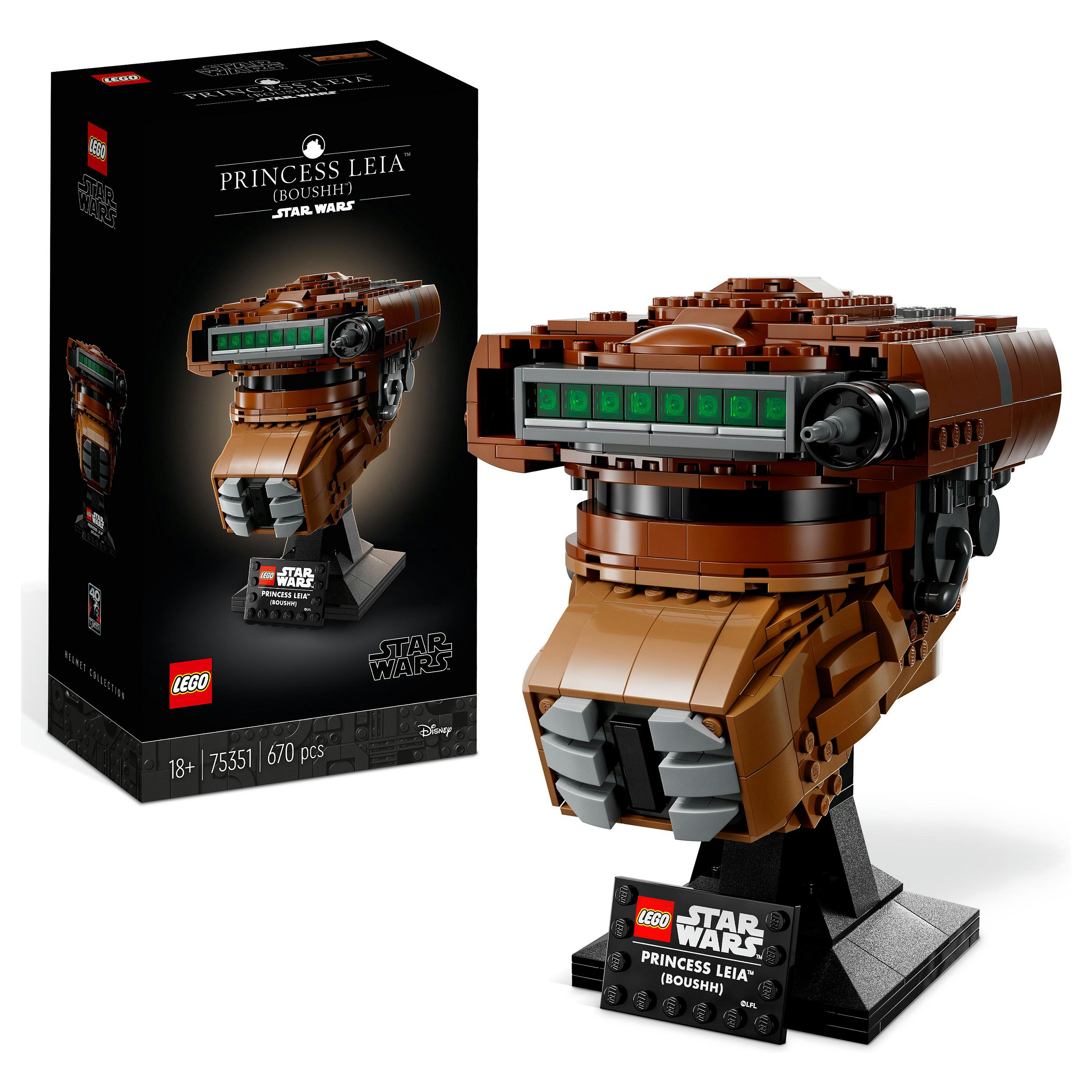 LEGO 75351 Star Wars Princess Leia (Boushh) Helmet - 1