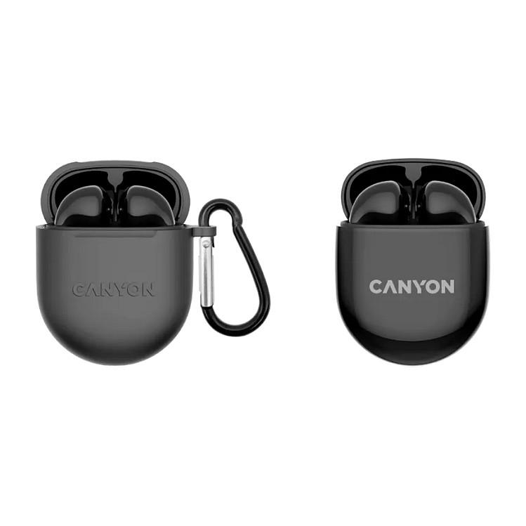 Kufje pa kabllo Canyon CNS-TWS6B / TWS / Bluetooth 5.3 / 13mm / Mikrofon - Zezë - 1