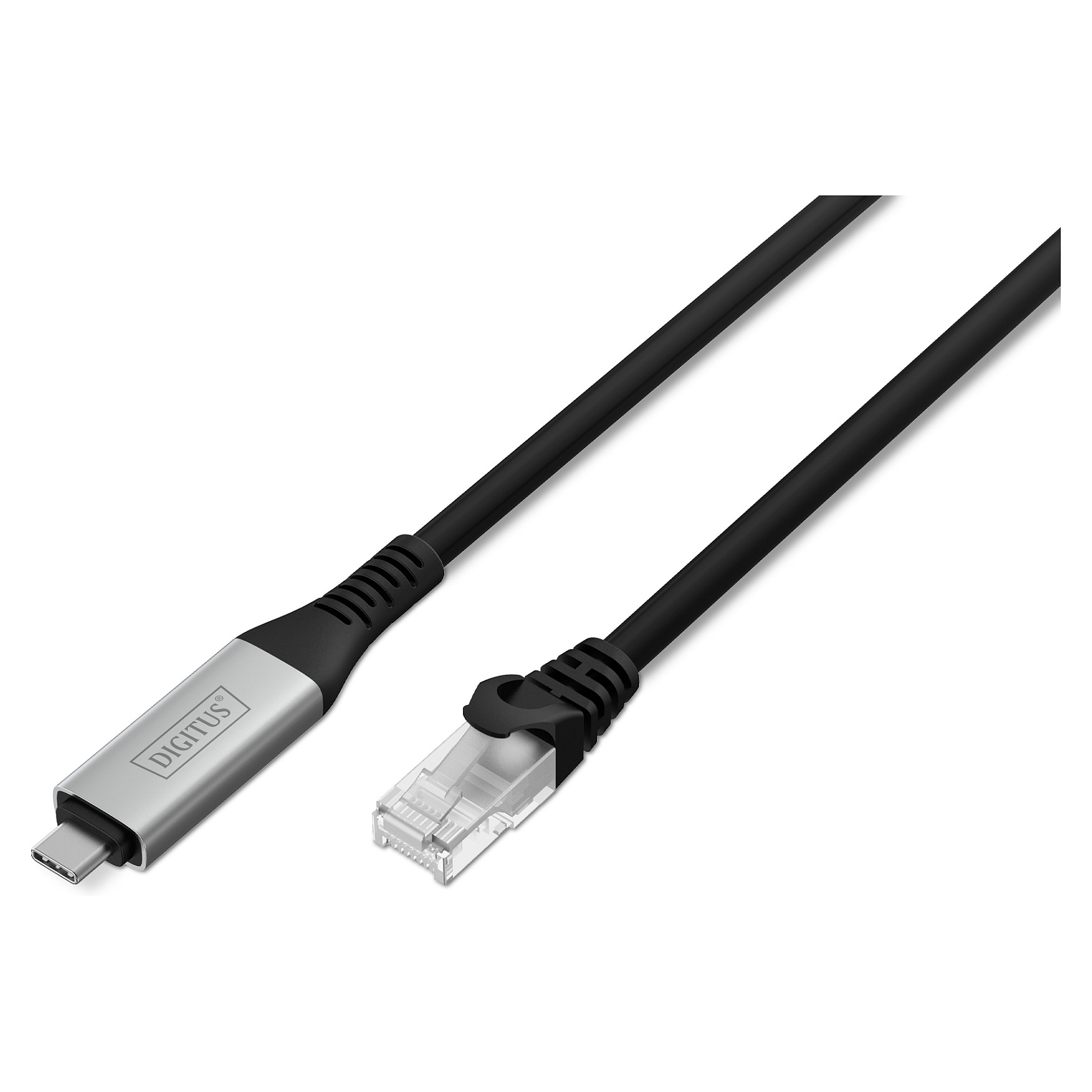 Kabllo USB DIGITUS 3.2 në RJ45 Ethernet S/FTP 1 Gbit/s 2m - 1