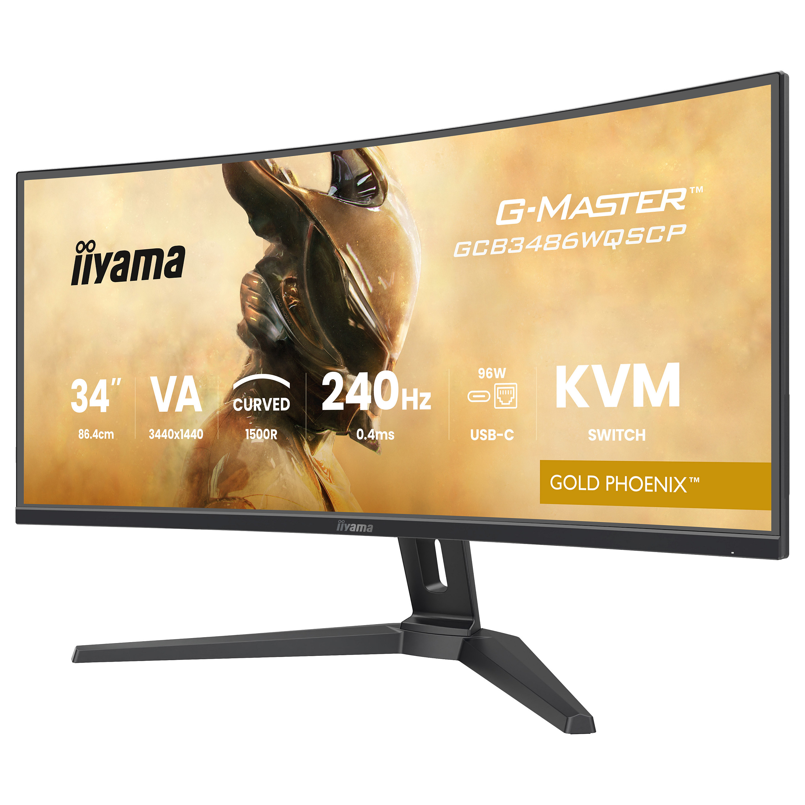 Monitor Gaming iyama G-Master GCB3486WQSCP / 34 Inch / 4K Ultra HD / 240Hz / 0.4ms / I zi - 8