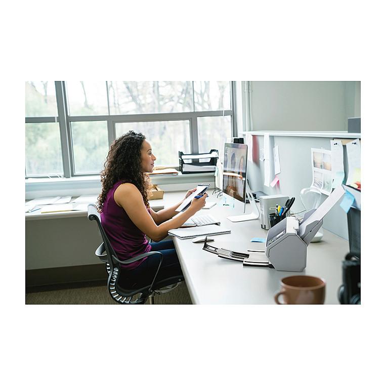 Skaner Ricoh fi-8170 / A4 / Dual CIS / 600 × 600 DPI / Duplex / 70 ppm / 140 ipm / ADF 100 Fletë / 10.000 Fletë/Ditë / USB 3.2 / Ethernet - Gri e errët/Bardhë - 6