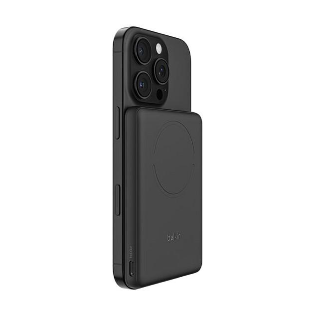 Powerbank Belkin BOOSTCHARGE Slim Magnetic / 5000mAh / Wireless 7.5W / USB-C 15W / MagSafe - Zezë