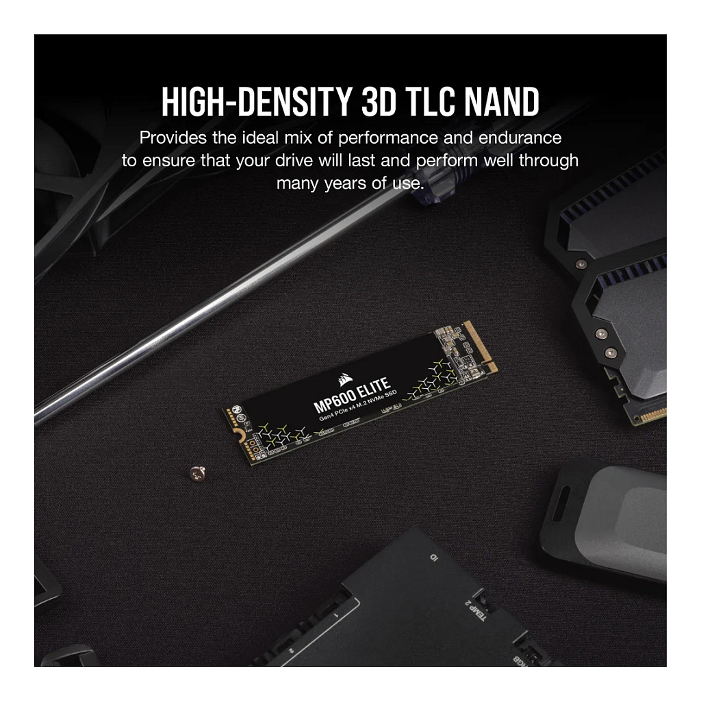 SSD të Brendshëm CORSAIR MP600 ELITE / 1TB / M.2 2280 / PCIe Gen4 x4 / NVMe - 14