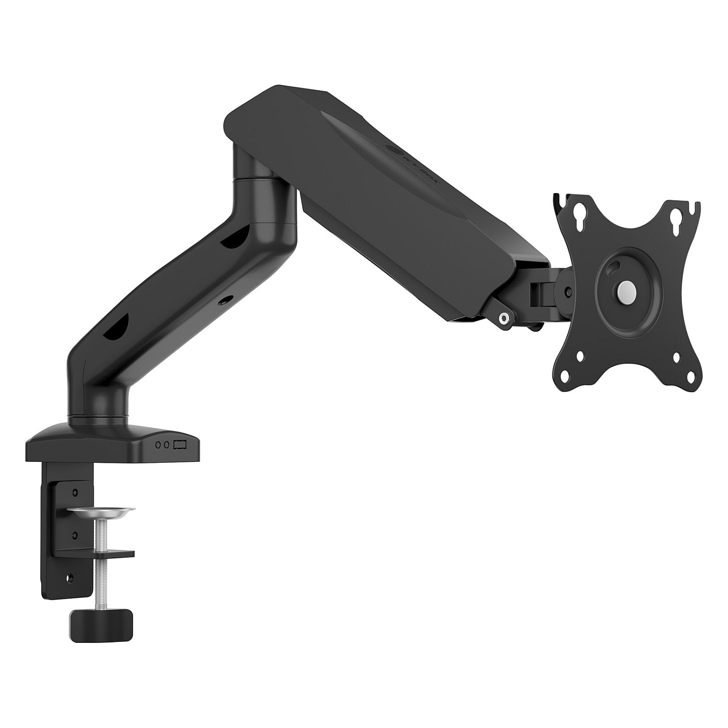 Mbajtëse për Monitor ICY BOX IB-MS203-T / 1 Monitor / deri 32" / 9kg / VESA 75x75-100x100 / Krah i Rregullueshëm - Argjend/Hiri