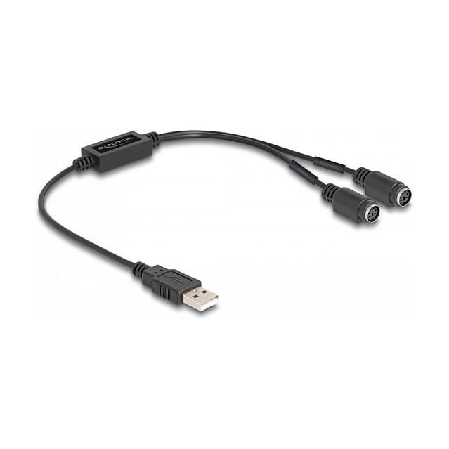 Adapter Rrjeti USB DeLOCK 66039 / USB Type-A / Gigabit LAN / RJ45 / USB 5 Gbps / ASIX AX88179A / 9 cm - Zezë