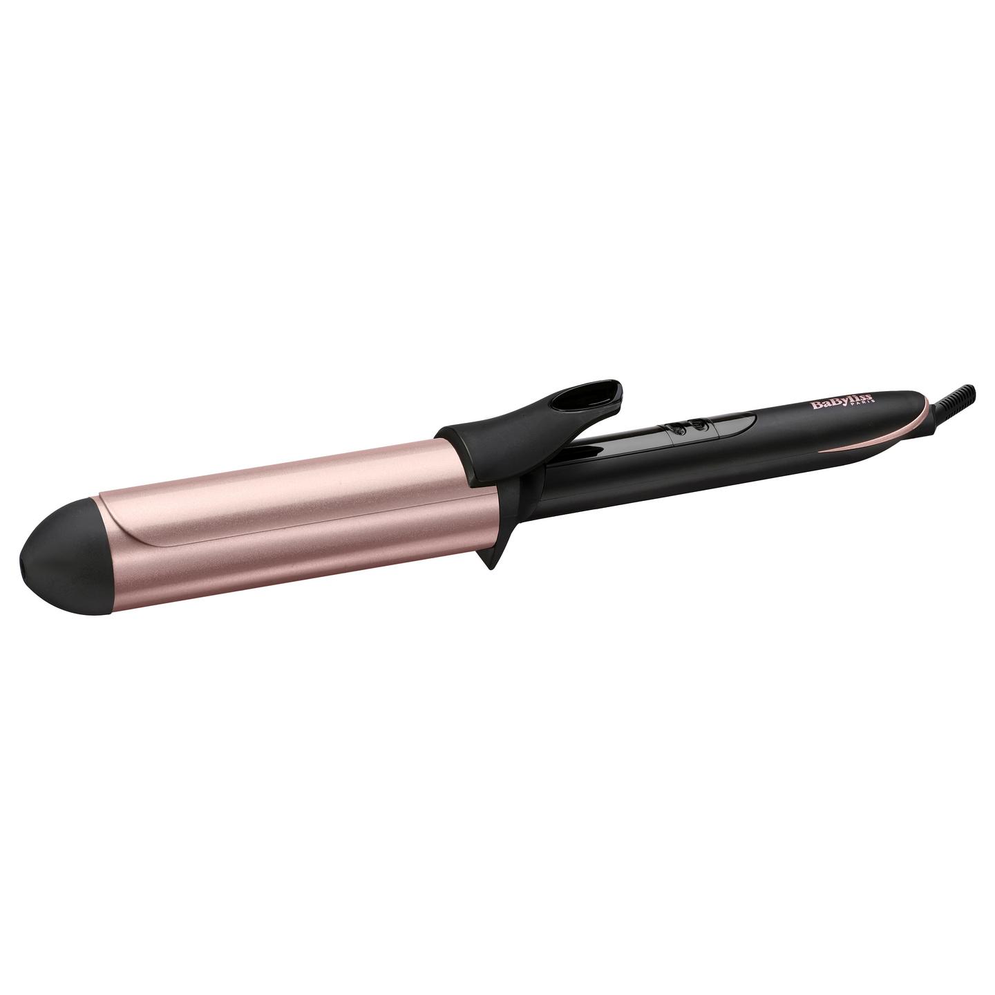 Stilues për Flokë BaByliss C453E / 38 mm / Kuarc-Qeramikë / 6 Temperatura / 160–210°C / Fikje Automatike – Zezë/Rozë