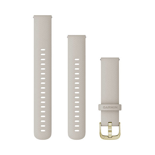 Rrip për orë Garmin Quick Release / 18 mm / Venu 2S / Forerunner 265S - Krem