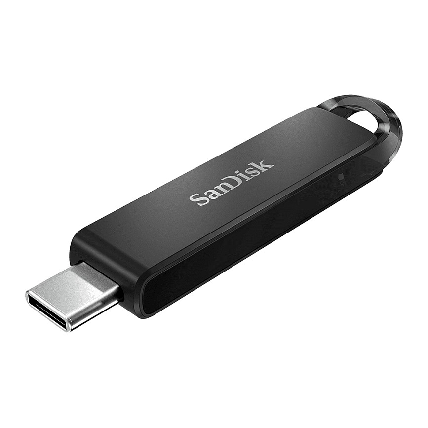 USB Flash Drive STICK 64GB USB 3.1 SanDisk Ultra Type-C - e zezë - 1