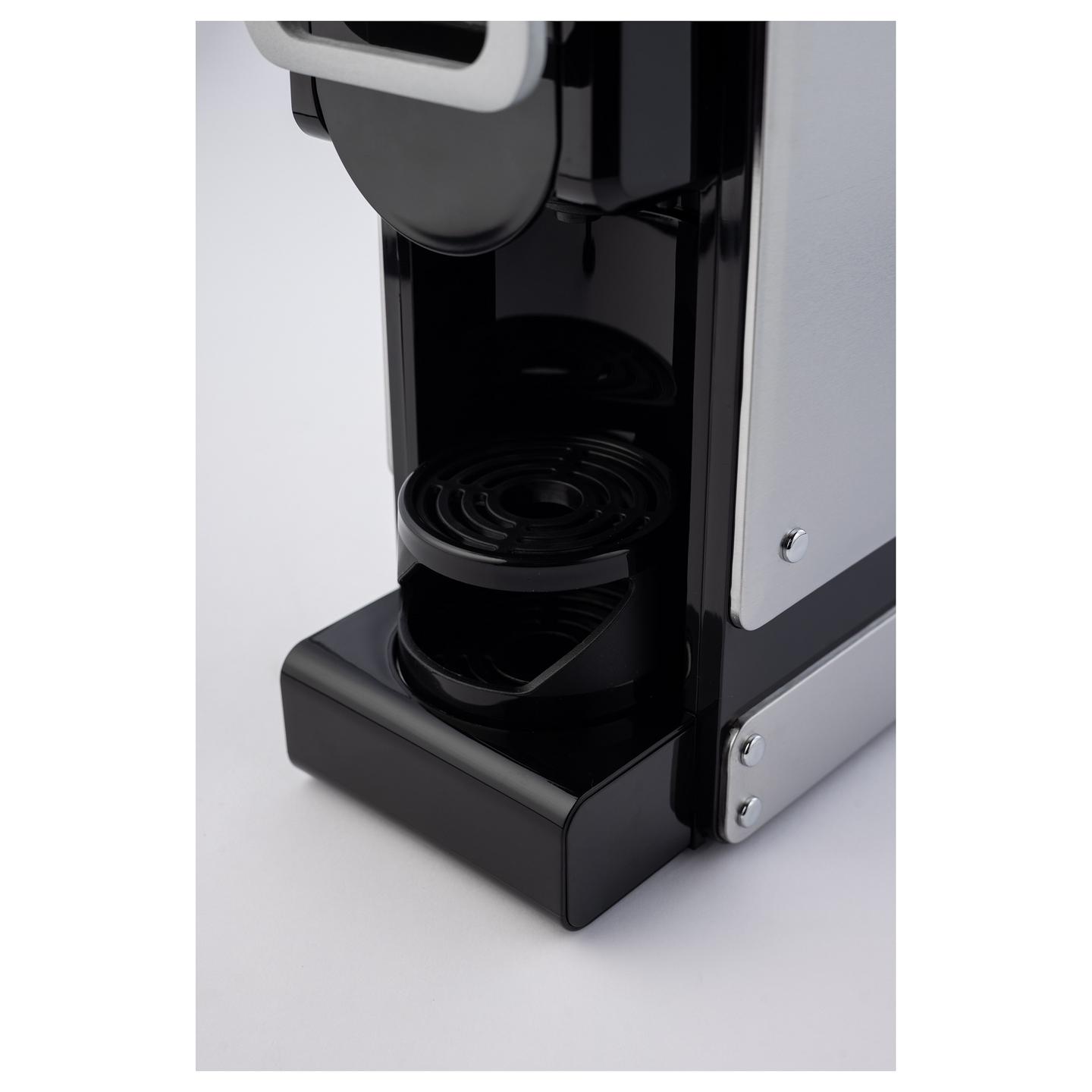 Aparat për Kafe me Kapsula TORNADO TST-550-GS, 1450 W, 19 bar, Rezervuar 1 L – Argjend/Zezë - 4