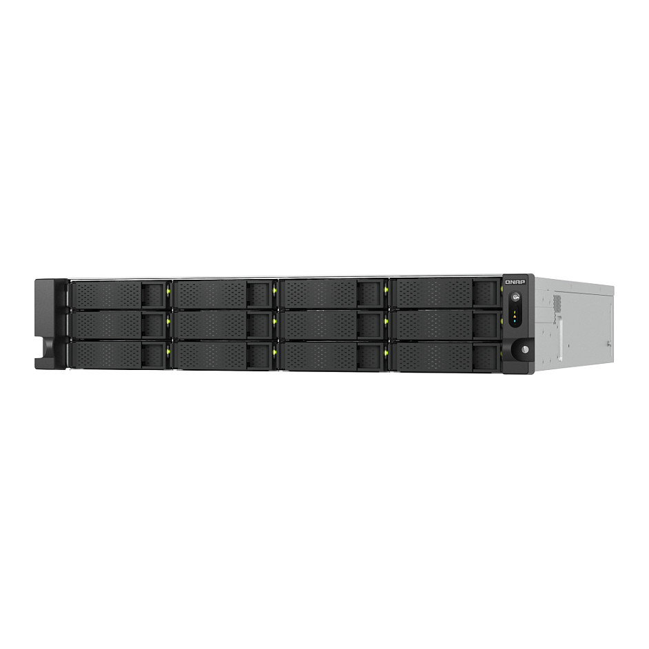NAS QNAP TS‑h1277AXU‑RP‑R7‑32G / 2U Rackmount / 12‑Bay / AMD Ryzen 7 Pro 7745 8C/16T up to 5.3 GHz / 32GB DDR5 - 4