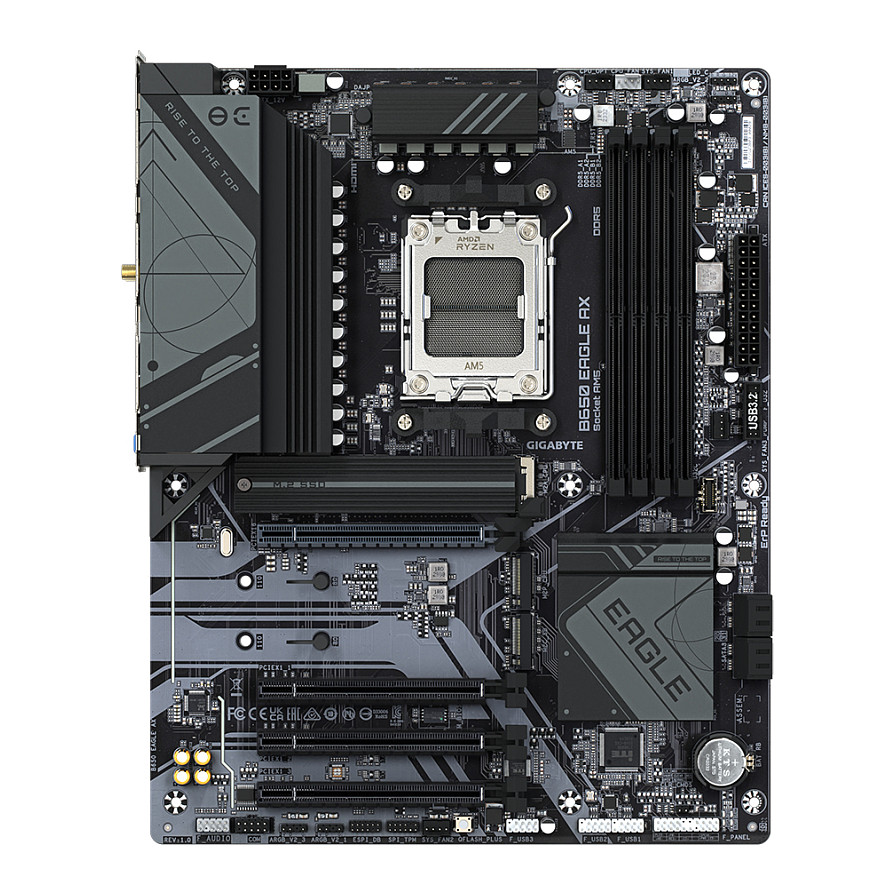 Pllakë Amë Gigabyte B650 EAGLE AX / AMD AM5 / B650 / DDR5 / ATX / Wi-Fi 6E / 1GbE LAN - 2