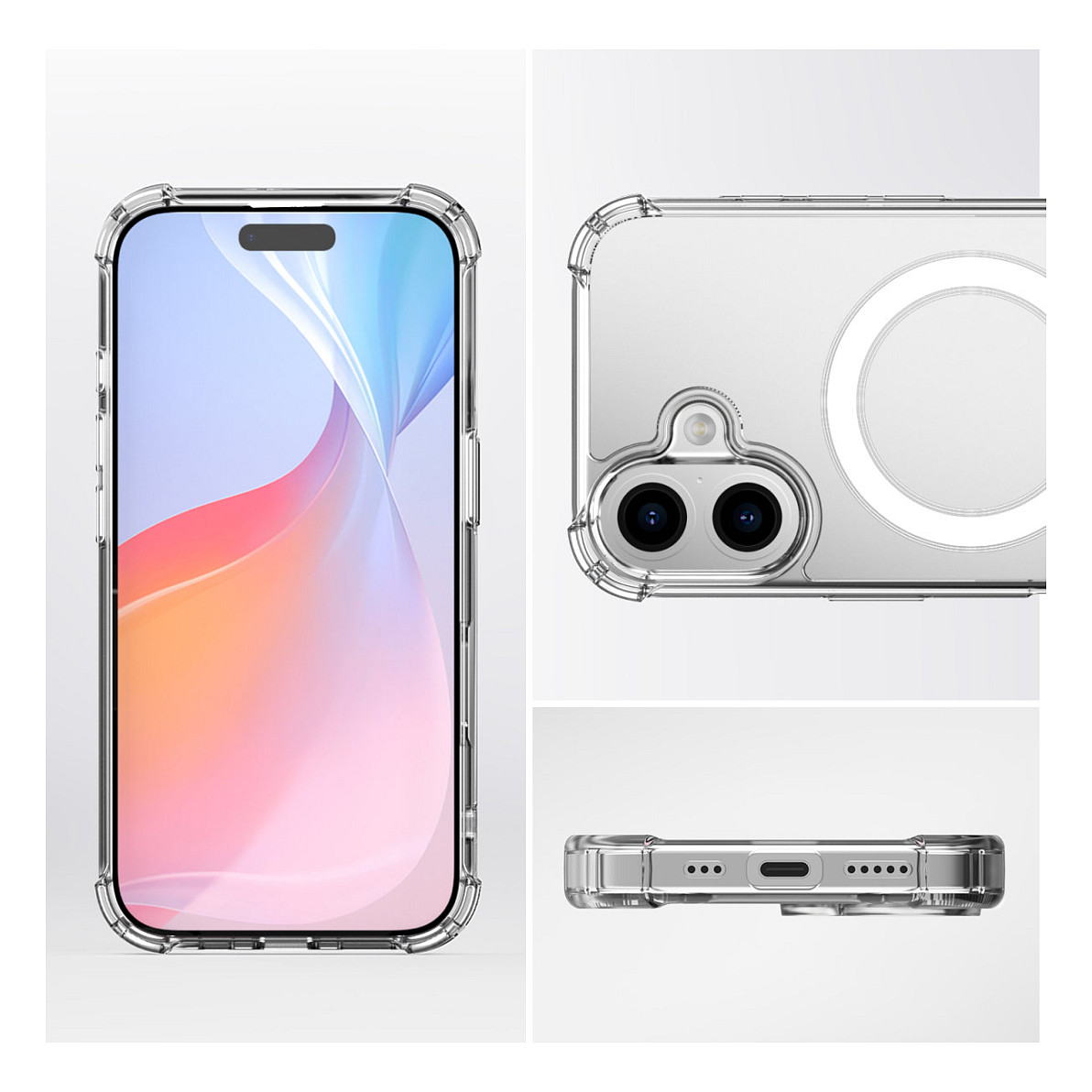 Aksesorë Apple 4smarts Hybrid Case Ibiza / iPhone 16 - Transparente - 3