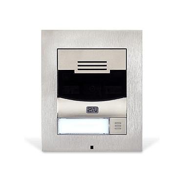 Intercom VoIP 2N IP Solo 9155301BS, SIP, 1 Buton, PoE, IP54, IK08 - Zezë