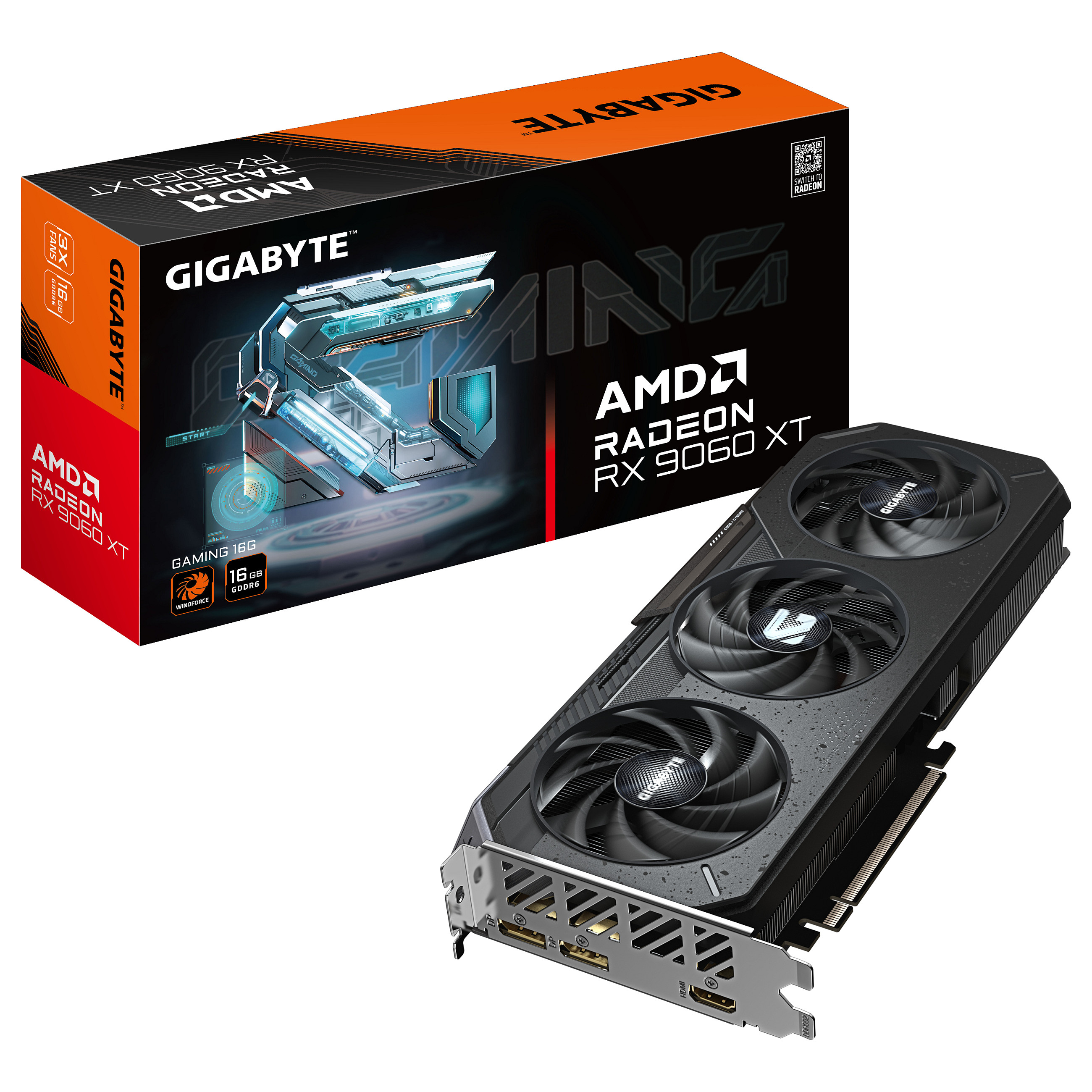 Kartelë Grafike AMD Radeon RX 9060 XT / 16GB GDDR6 / Gaming - 1