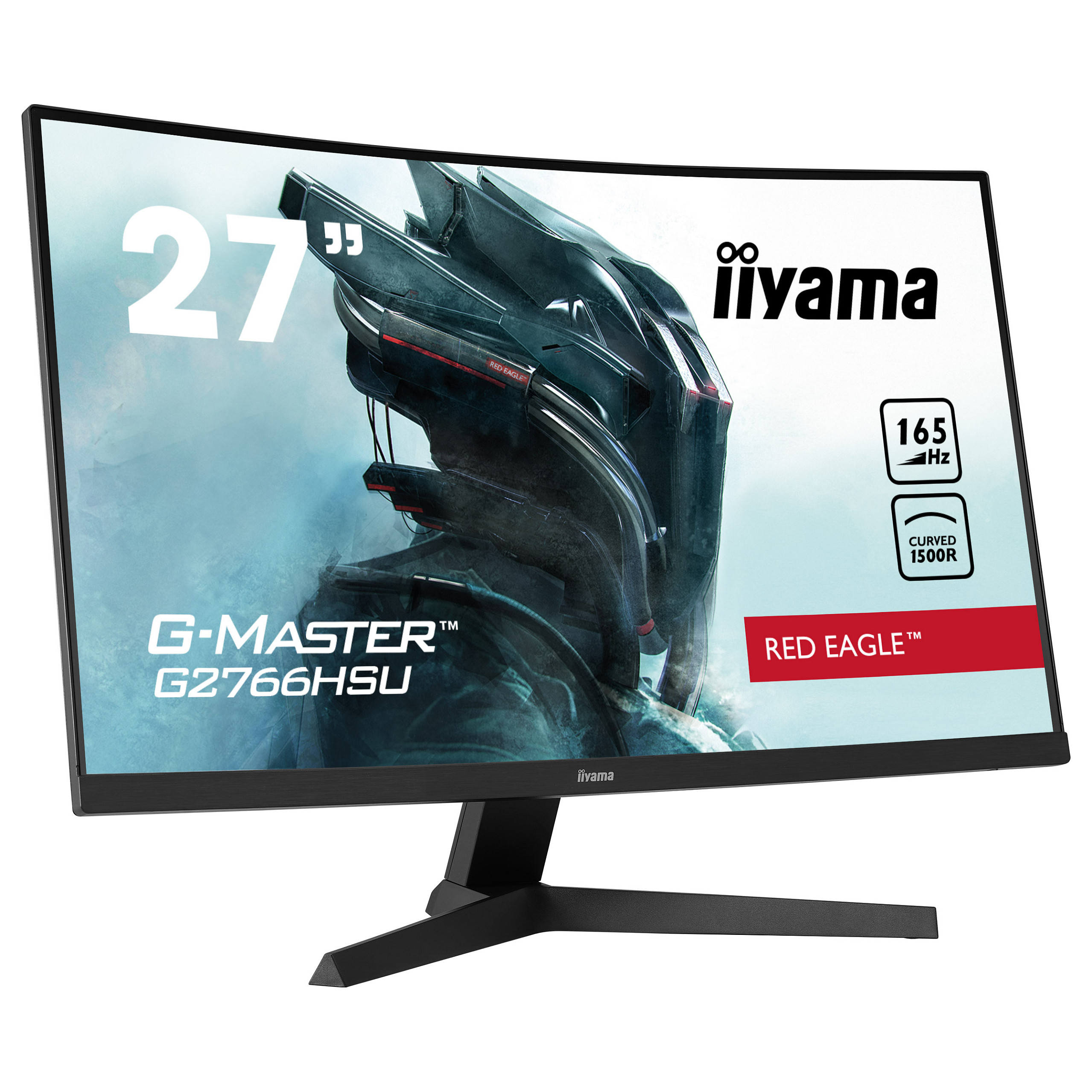 IIYAMA 68.6cm (27") G2766HSU-B1 16:9 2xHDMI+DP+USB Curved - 4