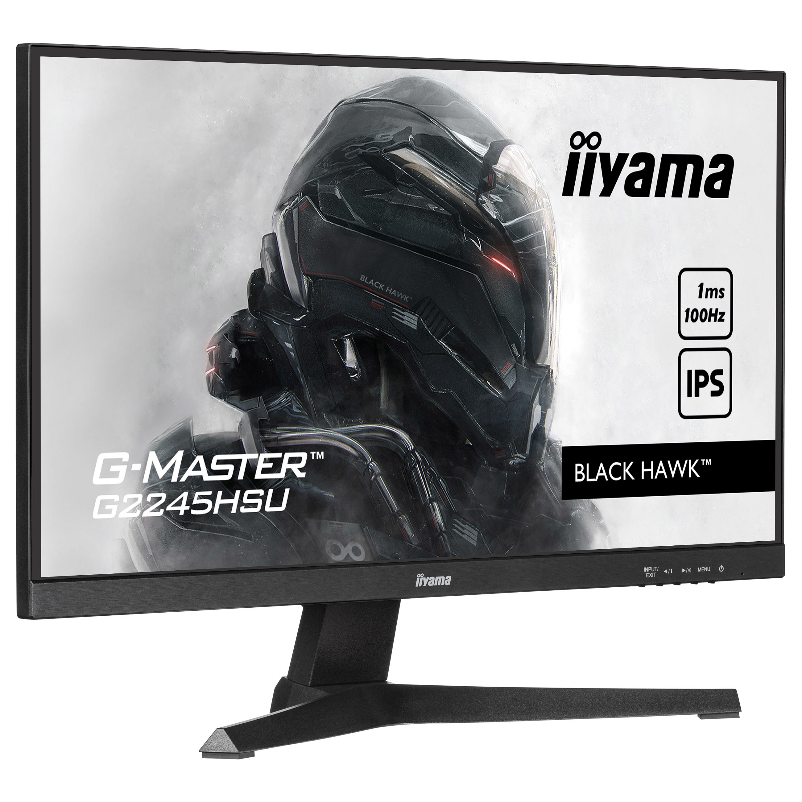 IIYAMA 54.5cm (21.5") G2245HSU-B2 16:9 HDMI+DP+2xUSB IPS - 3