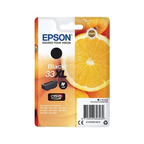 INK Epson 33XL / C13T33514012 / 12.2ml / 530 faqe – Zezë - 1