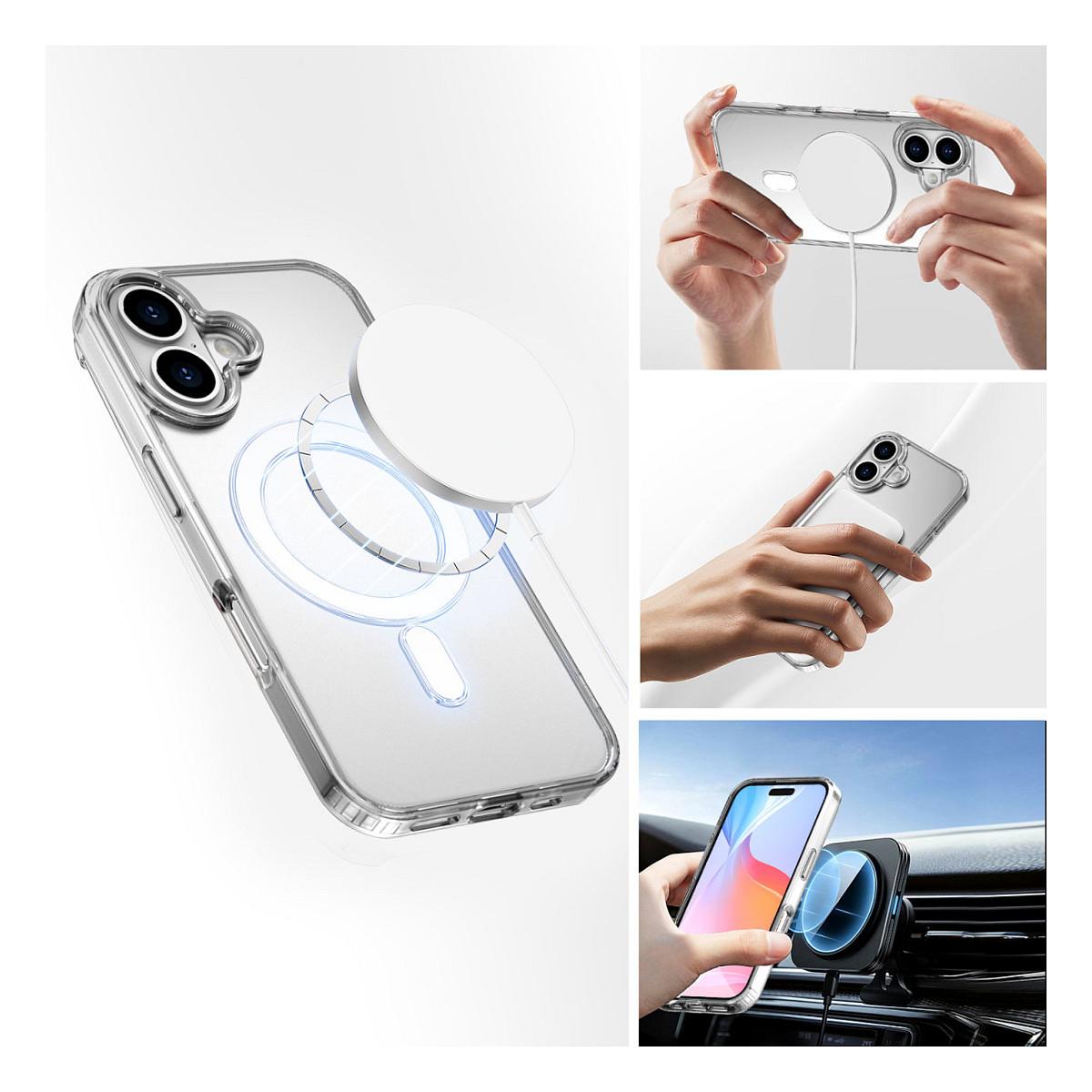 Aksesorë për telefon 4smarts 541195 / 360° Premium Protection Set / MagSafe / iPhone 16 - Transparente - 3
