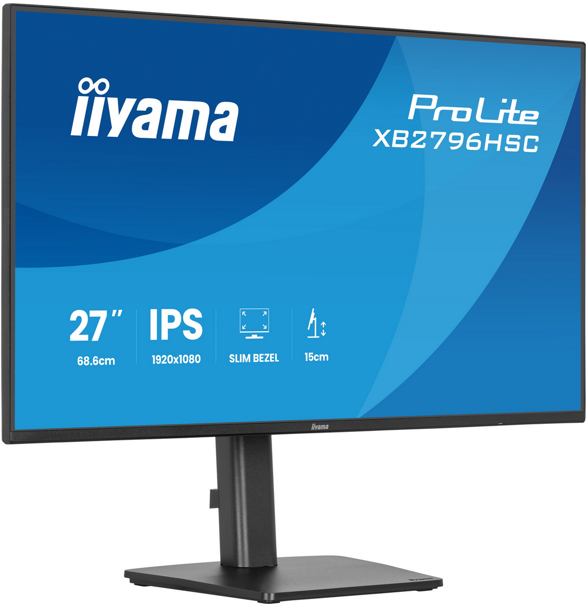 Monitor Gaming IIYAMA ProLite XB2796HSC / XB2796HSC-B1 / 27"/ Full HD IPS / LED / 144Hz / 3ms / HDMI+USB - Zezë - 1