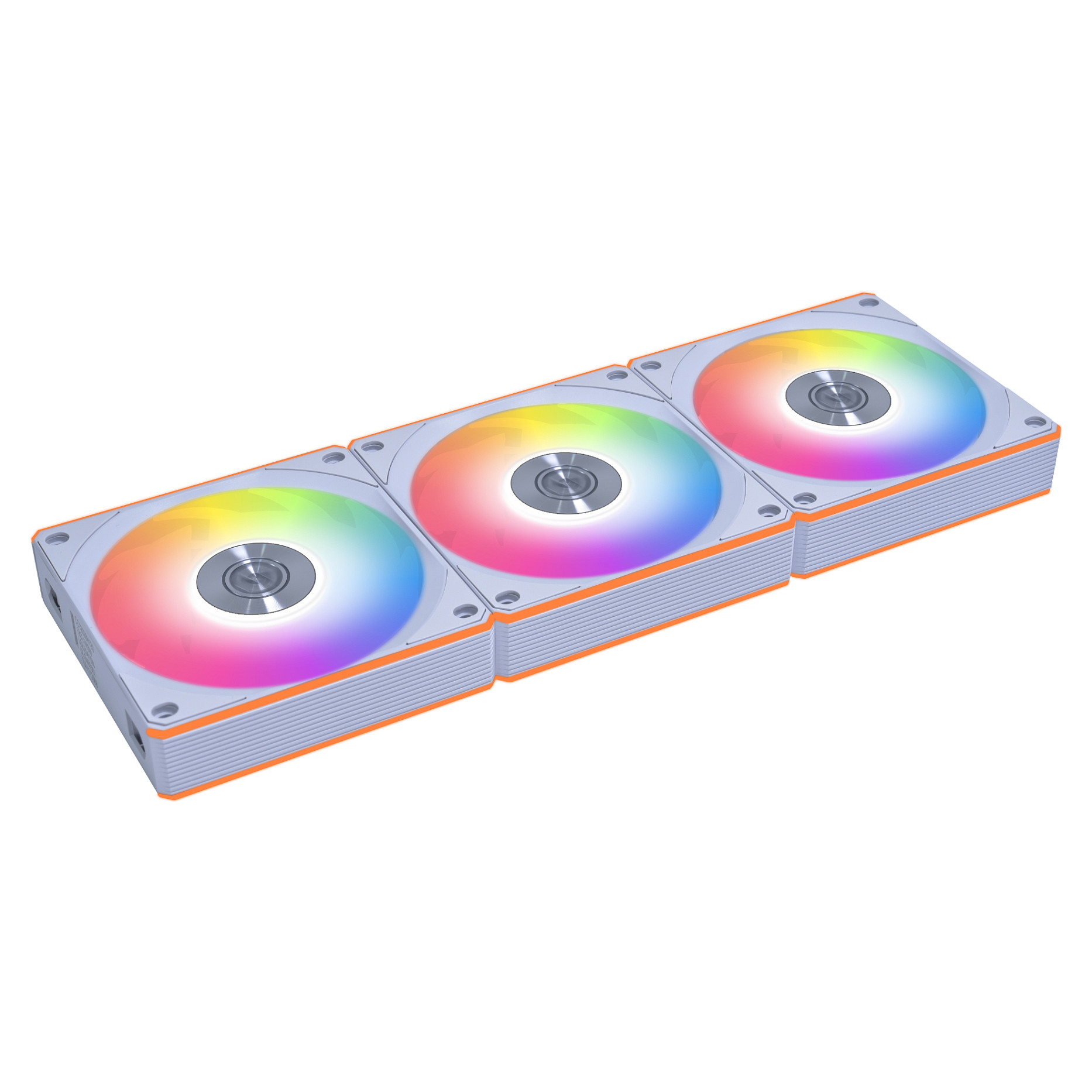 Ftohës për Kasë Lian Li UNI FAN CL120 Wireless / 120mm / 250-2100 RPM / ARGB / PWM / Reverse / 3-Pack – Bardhë