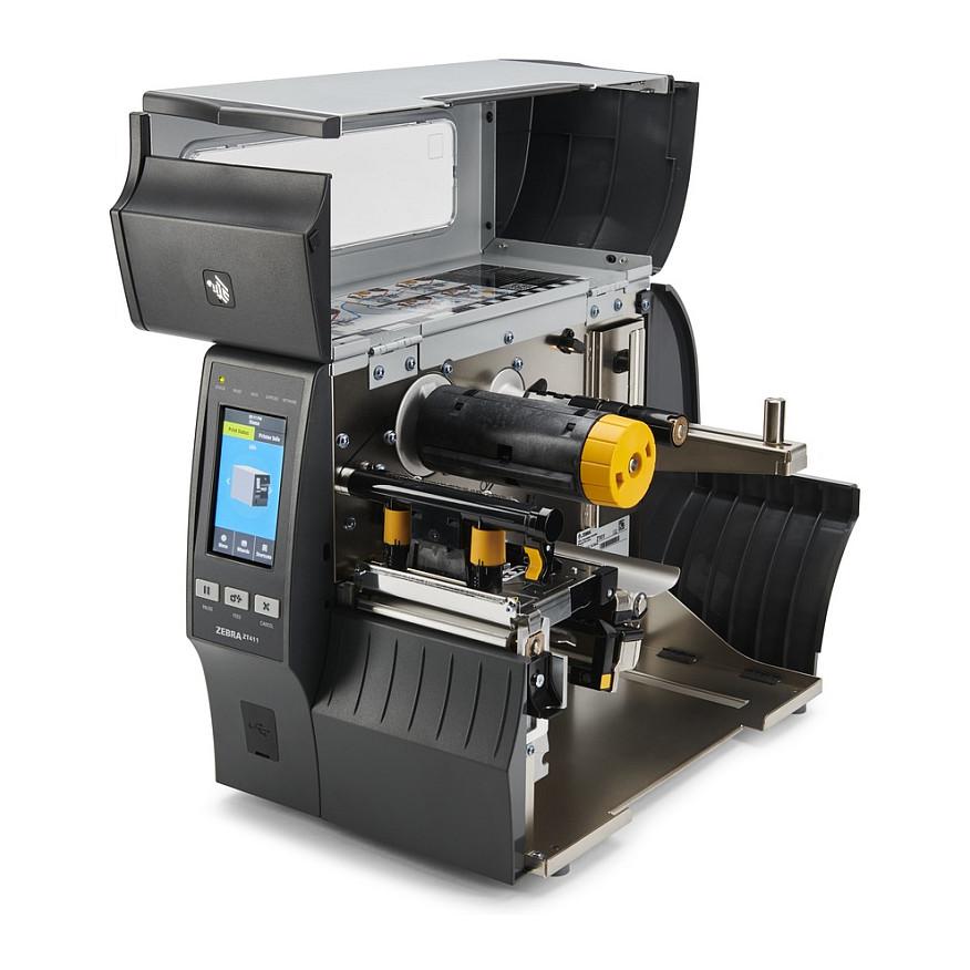 Printer Termal Zebra ZT411, Thermo Transfer, 300 DPI, 356 mm/s, Serial, USB, Ethernet, Bluetooth - Zezë - 7