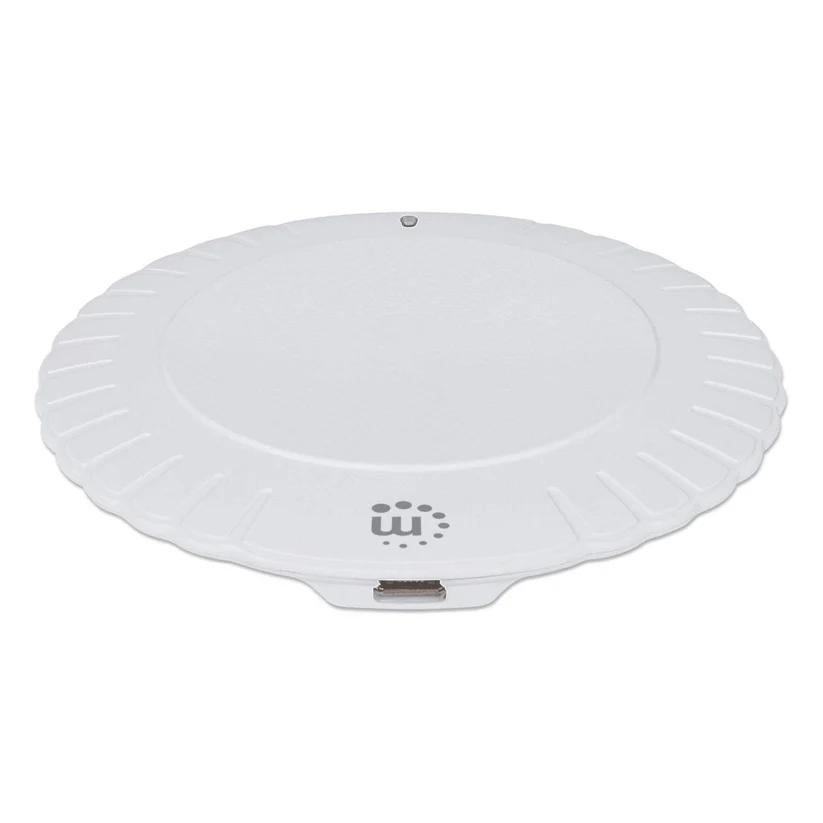 Adapter Manhattan / Wireless Charger Qi / 5W / 5V / 1A / USB - Bardhë - 2