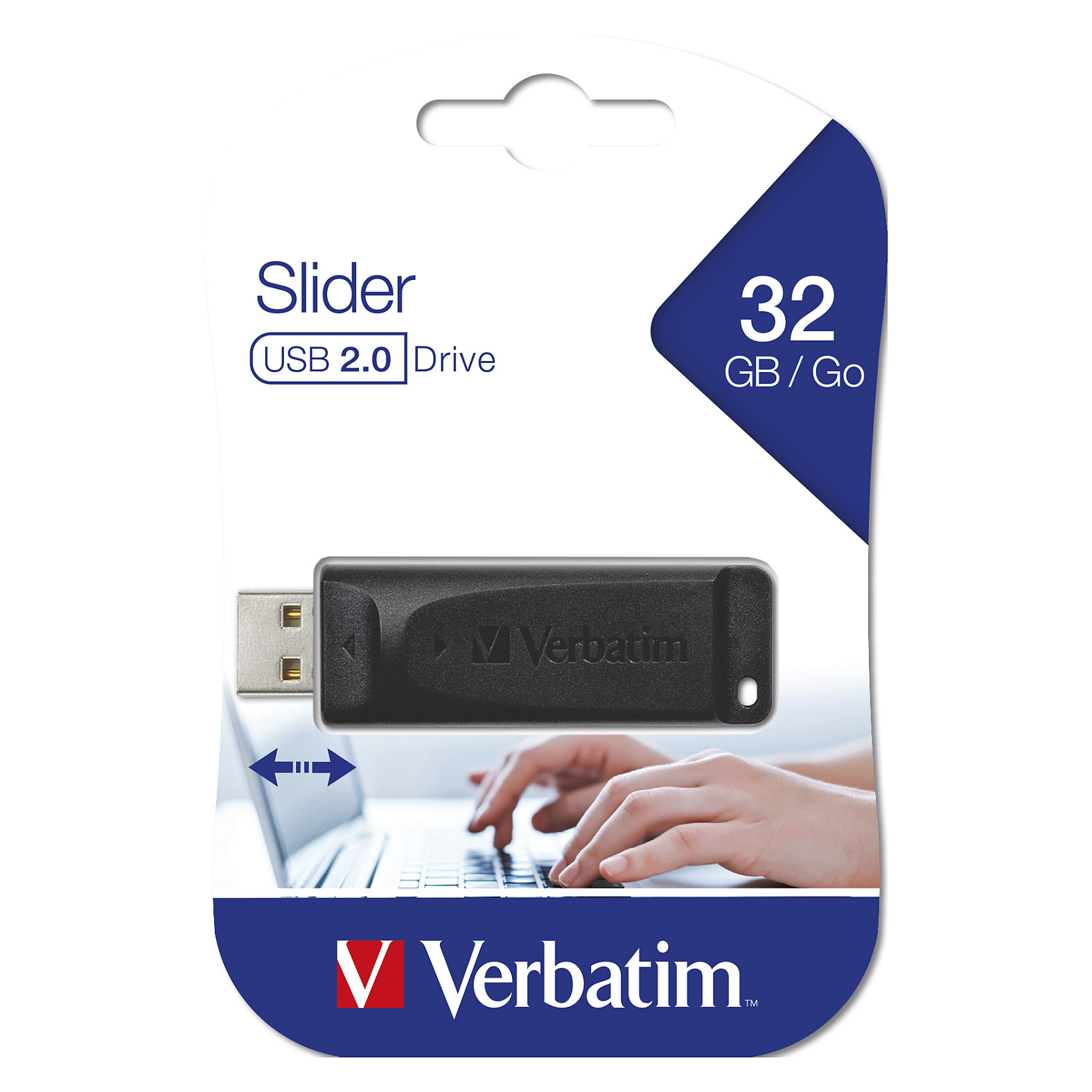 USB Flash Drive Verbatim Store'n'Go Slider / 32GB / 2.0 – Zezë - 5