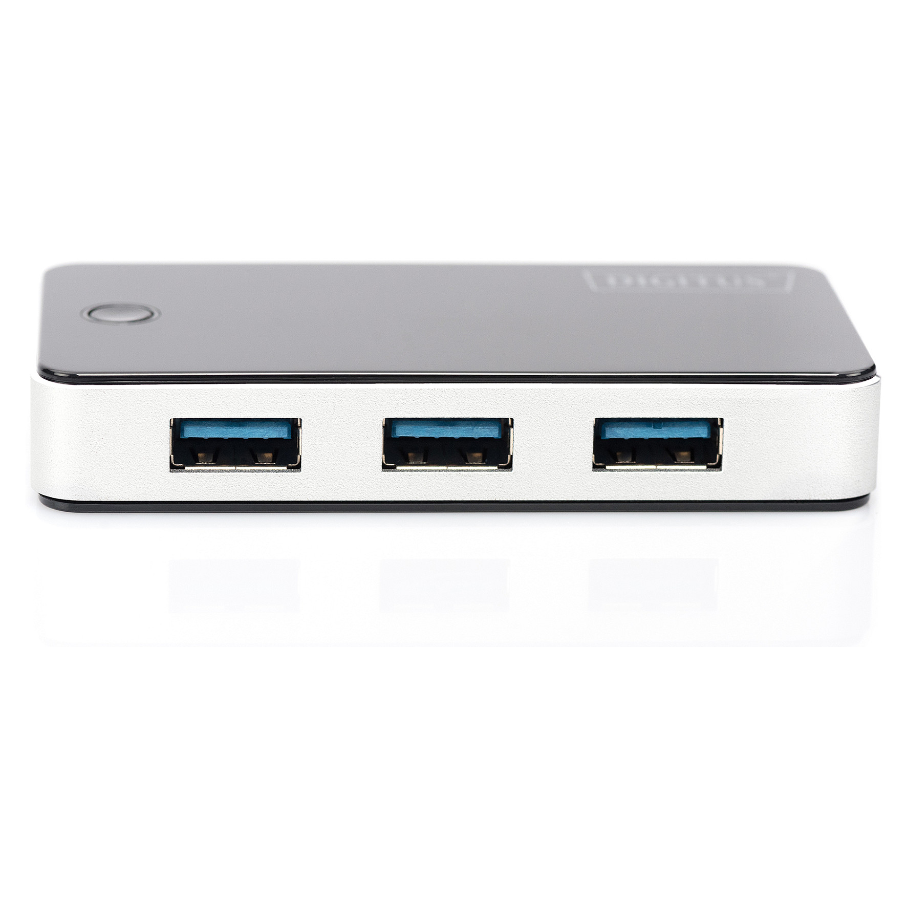 Hub USB DIGITUS 3.0 4‑Port në 4x USB‑A 3.0 me Netzteil - Zezë - 4
