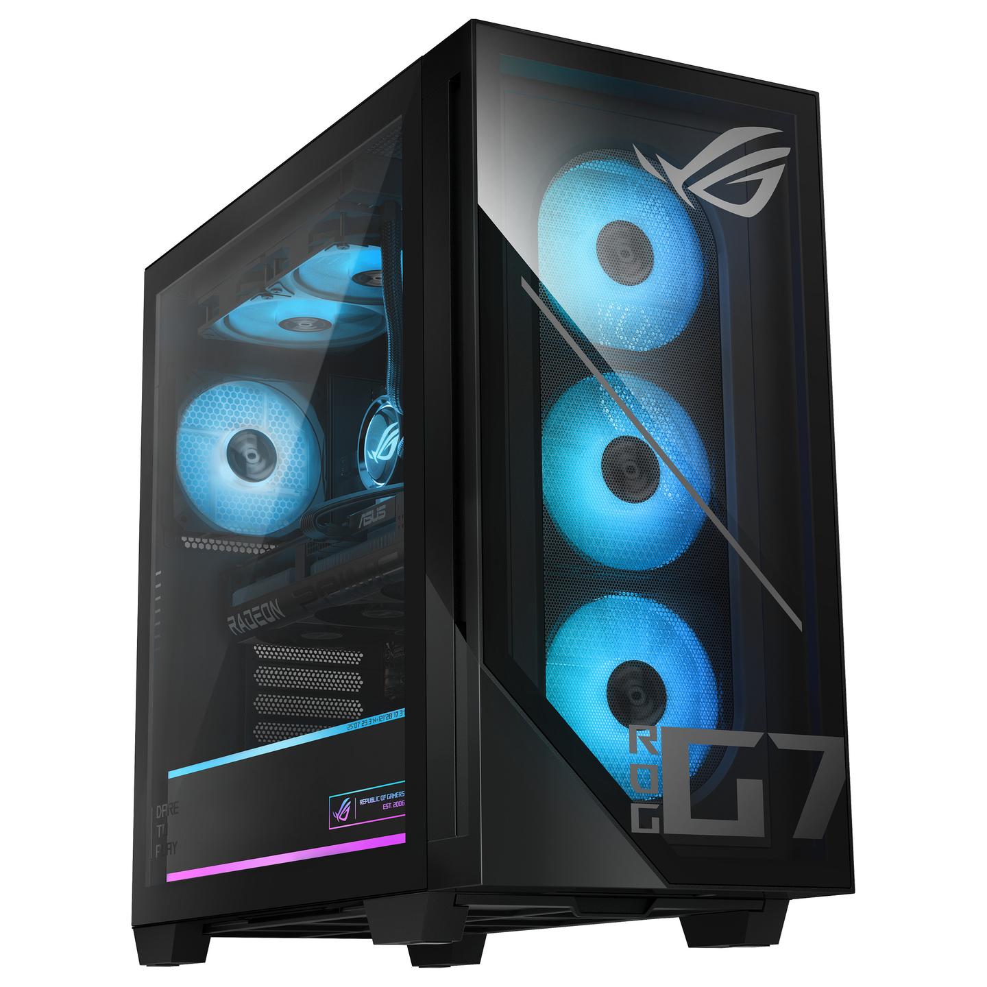Kompjuter Gaming ASUS ROG GM700, Ryzen 7 9800X3D, 64GB DDR5, 2TB, RTX 5080 16GB - Zezë