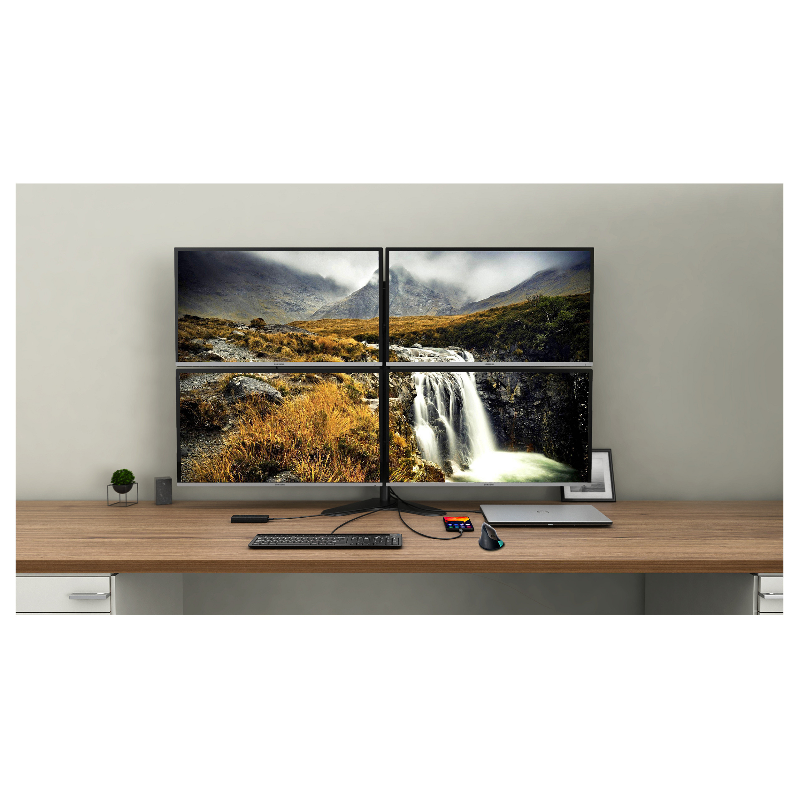 Docking Station I-TEC USB-C / Quattro Display / 4x 4K / HDMI & DisplayPort / PD / LAN / USB - Metalik - 7