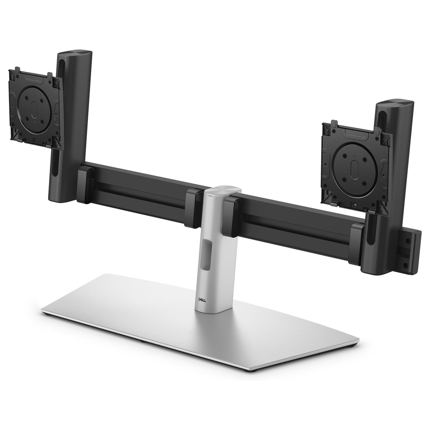 Mbajtëse për Monitor Dell Pro MDS26, për 2 Monitorë 19–27", Pivot, Rregullim Lartësie, VESA 100 × 100mm - Zezë/Argjend - 3