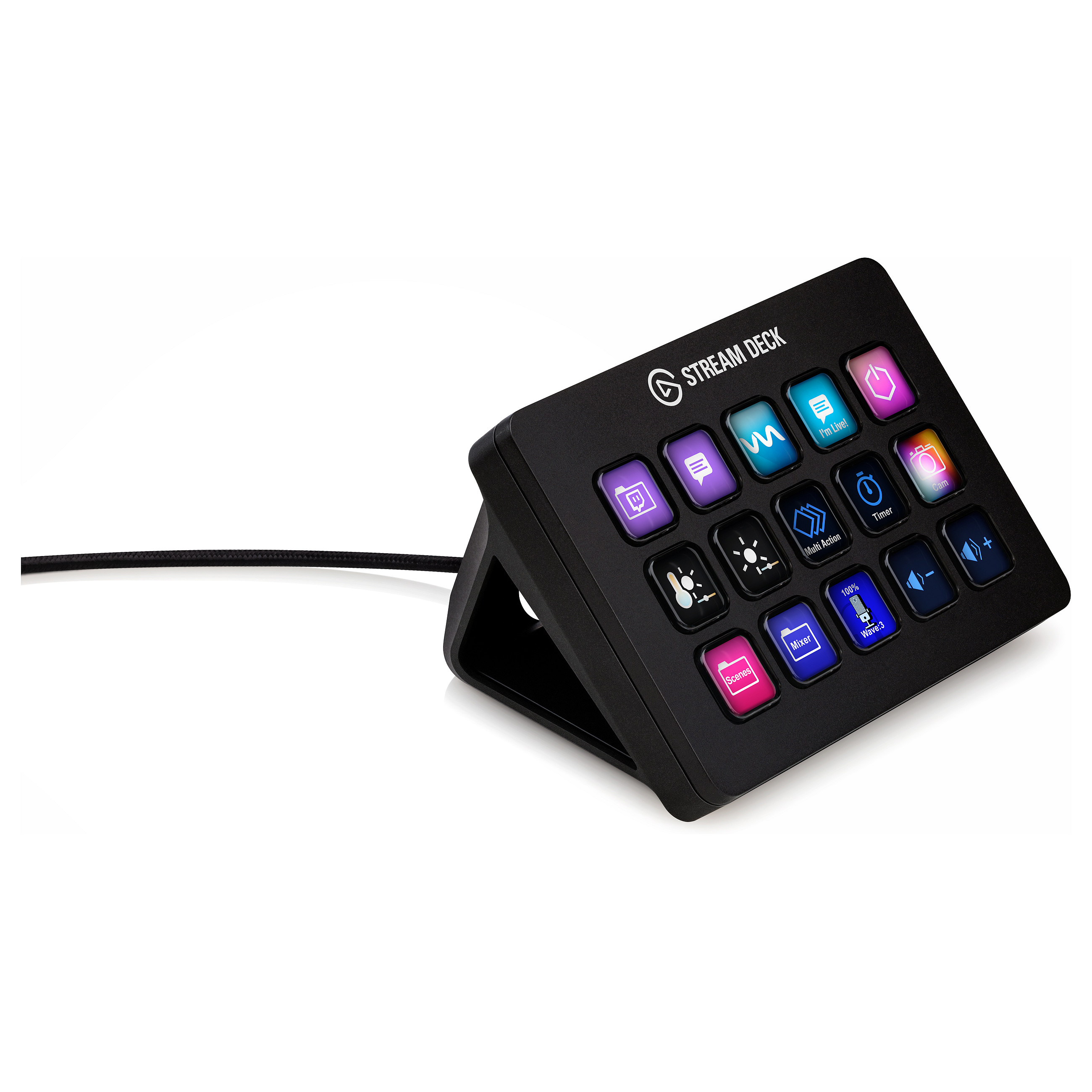 Kontroller Elgato Stream Deck MK.2 / 15 butona LCD të personalizueshëm / USB / e zezë - 1