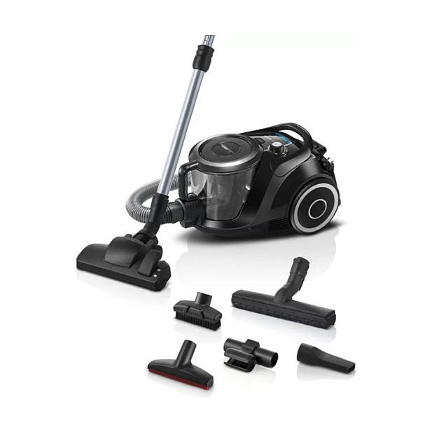 Fshesë Elektrike Bosch Serie 6 BGC41XSIL, 700W, Pa Qese, Kapacitet 2.4L, Filtër UltraAllergy, 68 dB – Zezë - 3