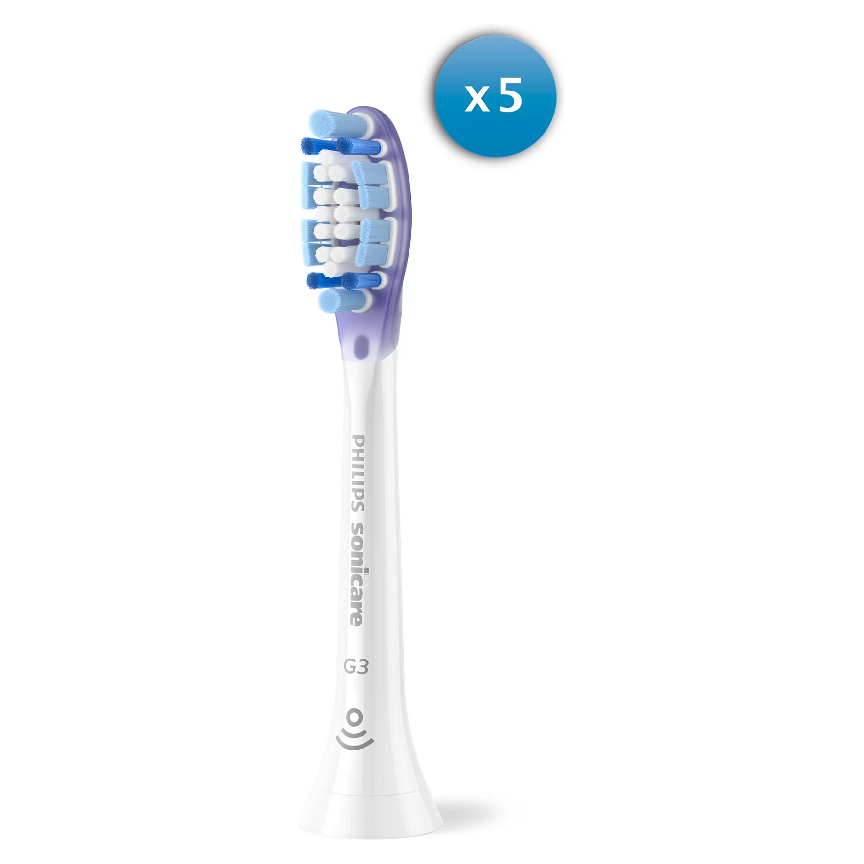 Koka zëvendësuese për furçë elektrike Philips Sonicare G3 Premium Gum Care / 4 copë / BrushSync / Gum Care – Bardhë