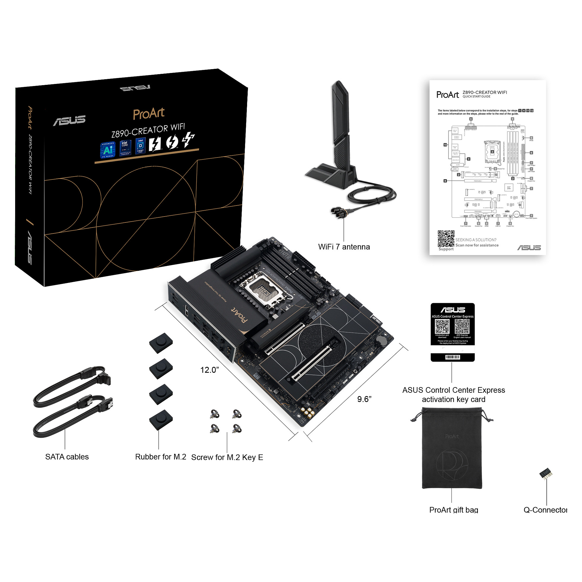 Pllakë Amë ASUS Intel PROART Z890-CREATOR WIFI DDR5 ATX - 15