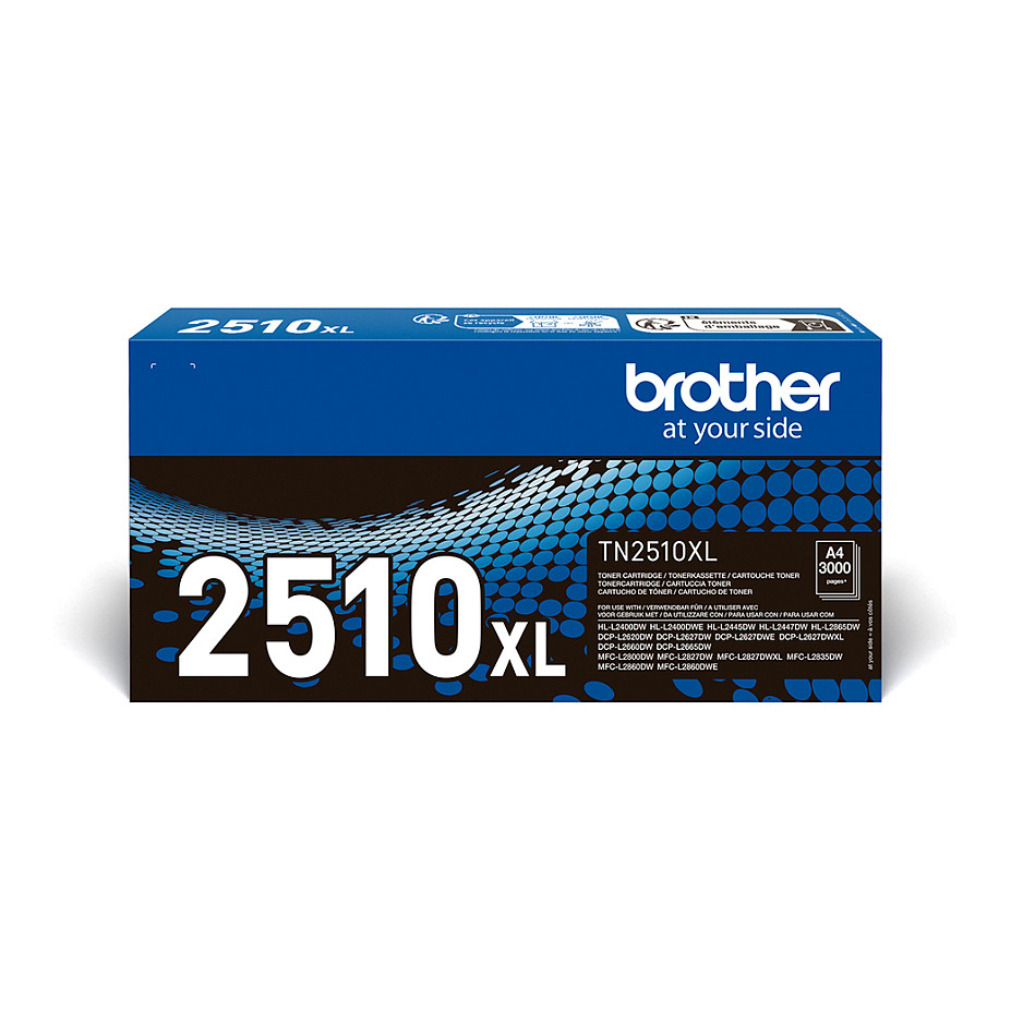 Toner Brother TN-2510XL deri në 3,000 faqe (ISO/IEC 19752) - Zezë - 1