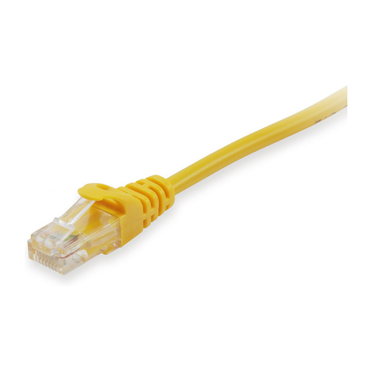 Kabllo për Rrjet / Cat6 Patch Cable / U/UTP / 2x RJ45 / 0.15m / Polybag - Verdhë - 2