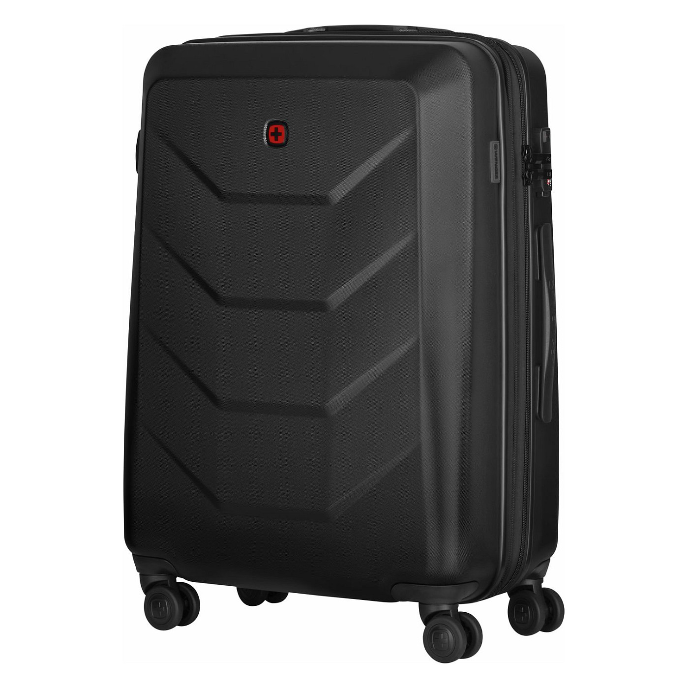 Çantë Bagazhi Wenger SwissGear Prymo Medium / Hard Shell / ABS + Polycarbonate / 59 L / 67 L Expandable / 4 Spinner Wheels / TSA Travel Sentry / Double-Coil Zipper - Zezë