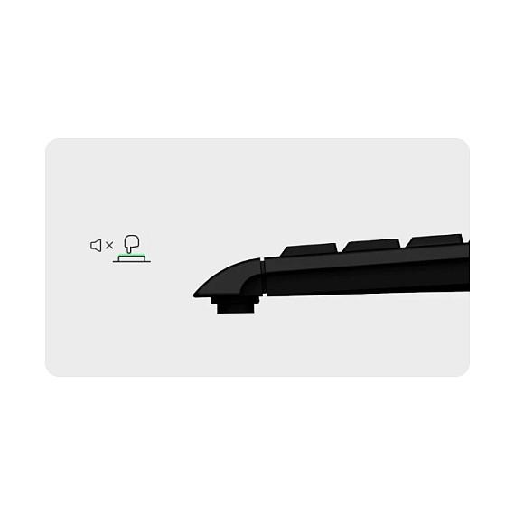 Tastierë me kabllo KeySonic KSK-3011ELC / USB 2.0 / Super-Mini / QWERTZ / German / 78 Çelësa / LED - Zezë - 4