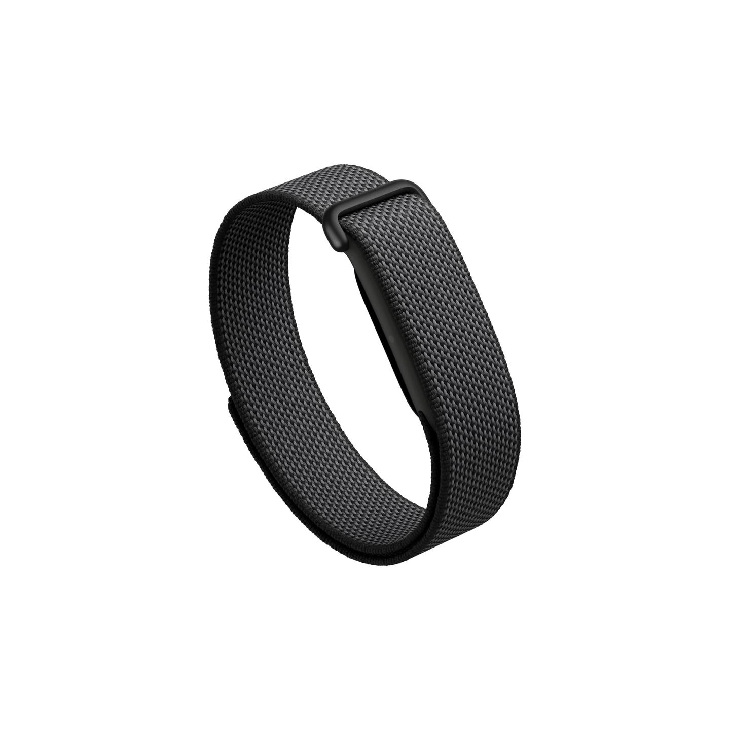 Google Fitbit Air – Fitness Tracker pa Ekran, Bluetooth 5.0 LE, Monitorim Pulsi/SpO₂/Gjumi, 5 ATM, Deri 7 Ditë - Obsidian