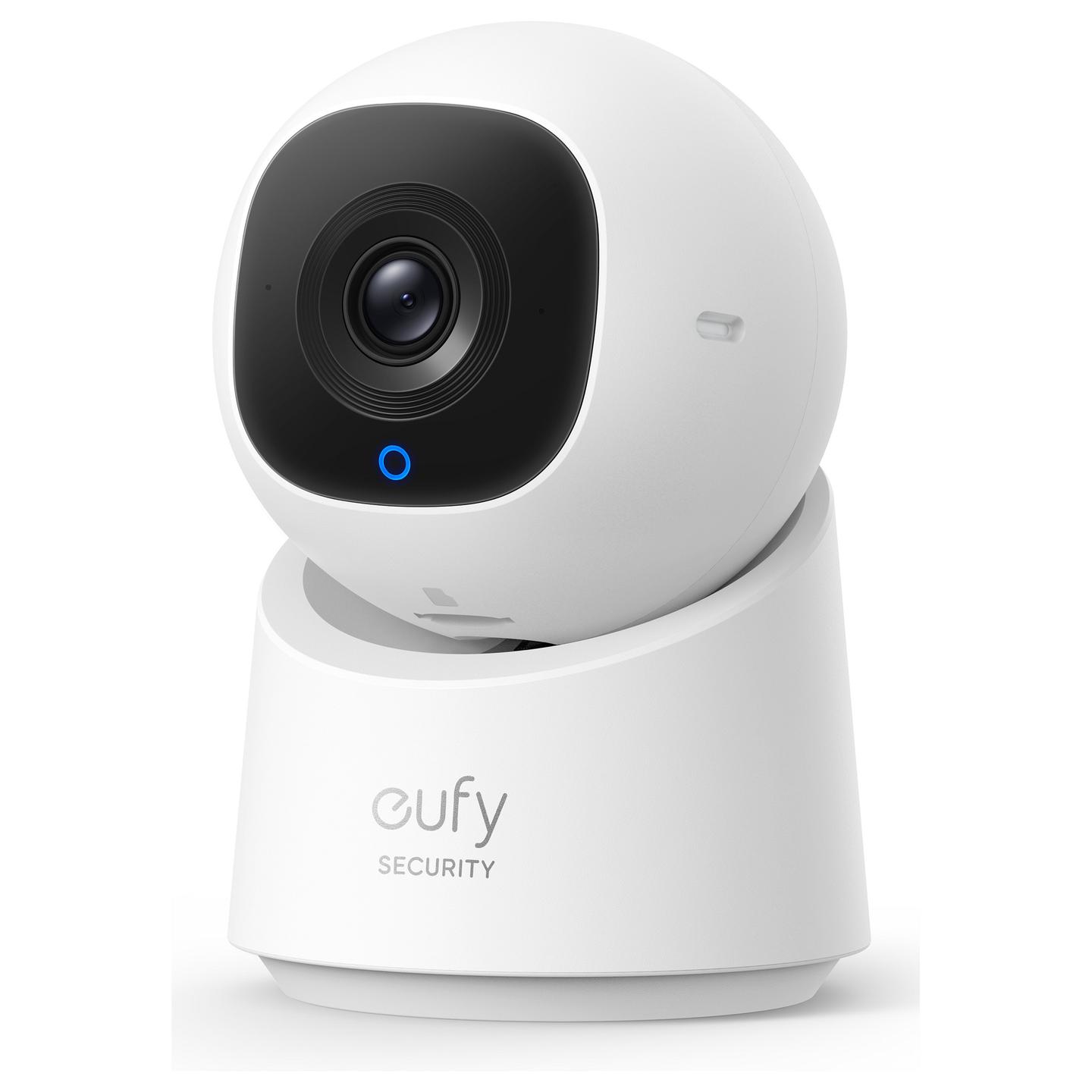 Kamerë Sigurie IP CCTV Anker Eufy C220, 2K, 2.8 mm, 100°, 360°, Wi-Fi 2.4 GHz, IR 10 m, MicroSD 128 GB - Bardhë - 2