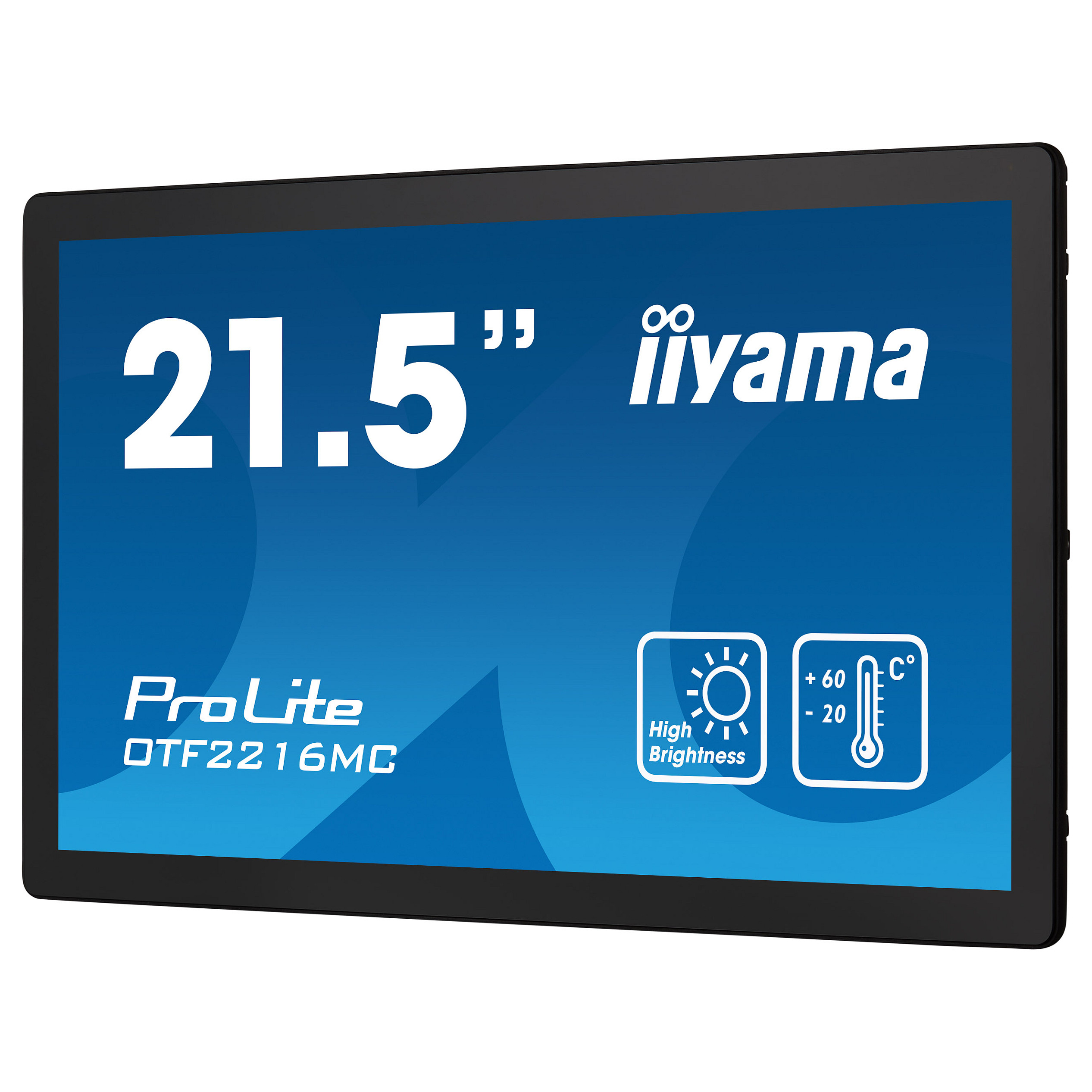 Monitor iiyama ProLite OTF2216MC-B1 / 21.5″ / FHD VA LCD Touchscreen / 60Hz / 25 ms / HDMI + DP + USB + VGA  - Zezë - 4