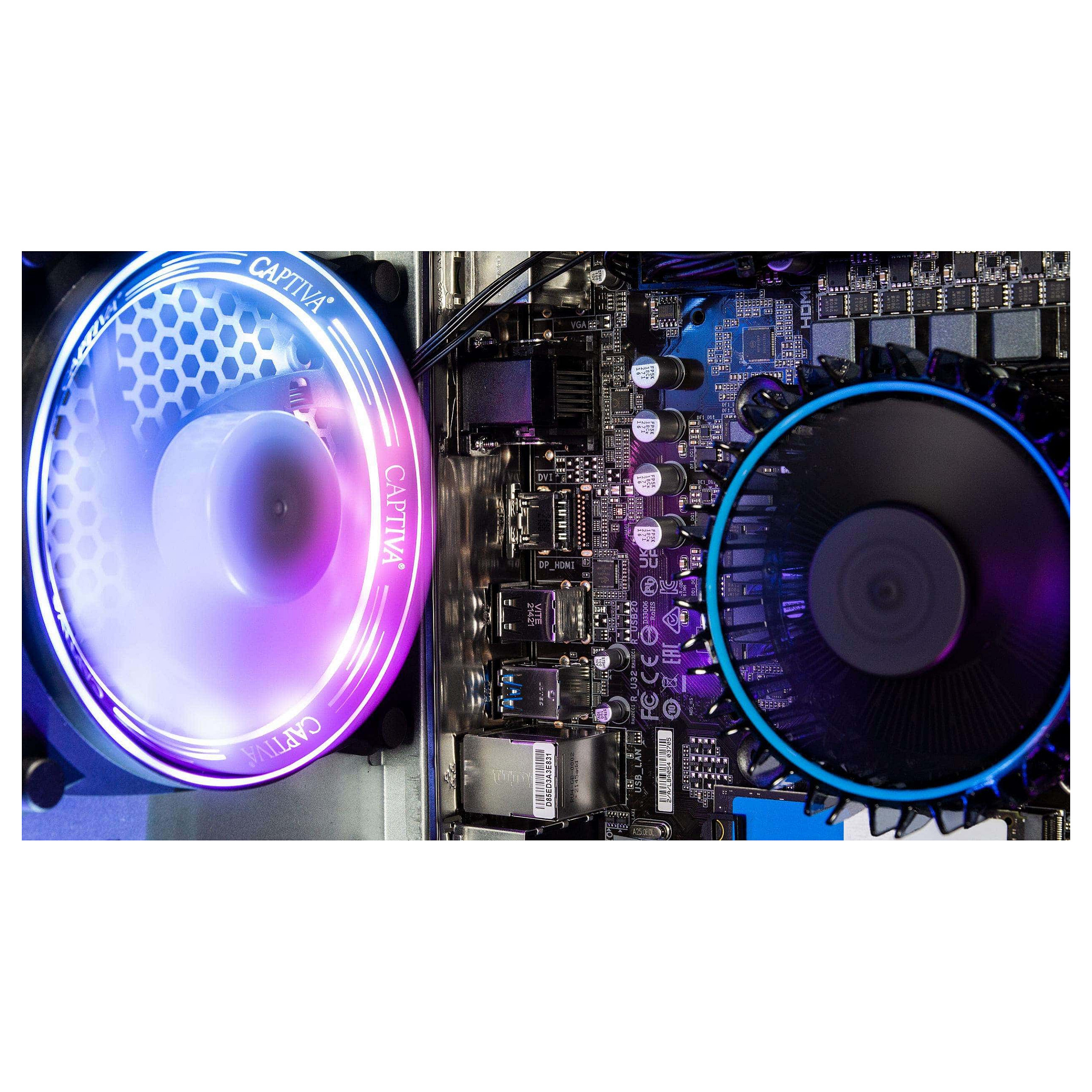 Kompjuter Gaming Captiva Advanced Gaming R92-769 / AMD Ryzen 7 5700X / 32GB DDR4 / 1TB / RTX 5060 Ti 8GB - Zezë - 12
