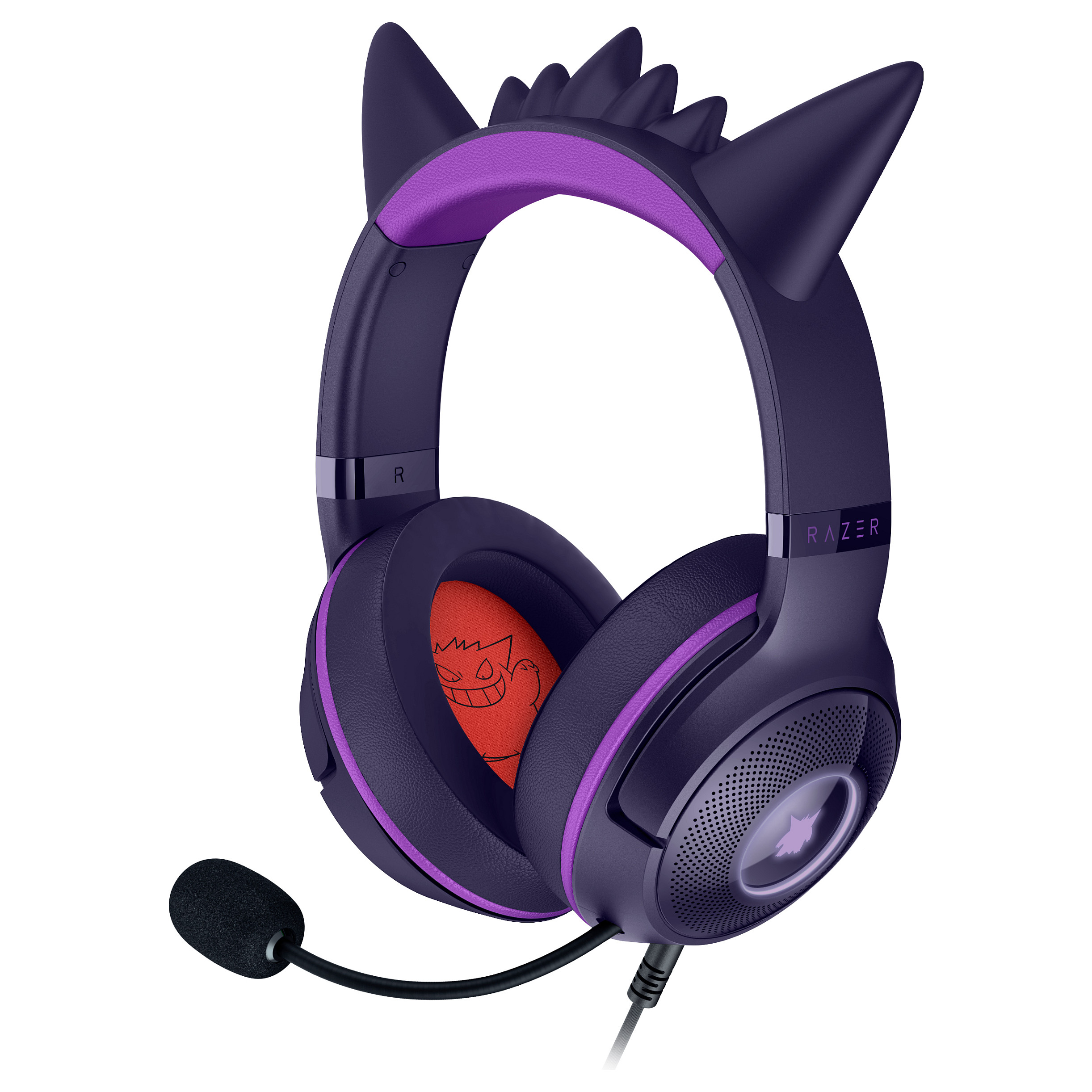 Kufje Gaming Razer Kraken Kitty V2 Pokémon Gengar Edition – Vjollcë - 1