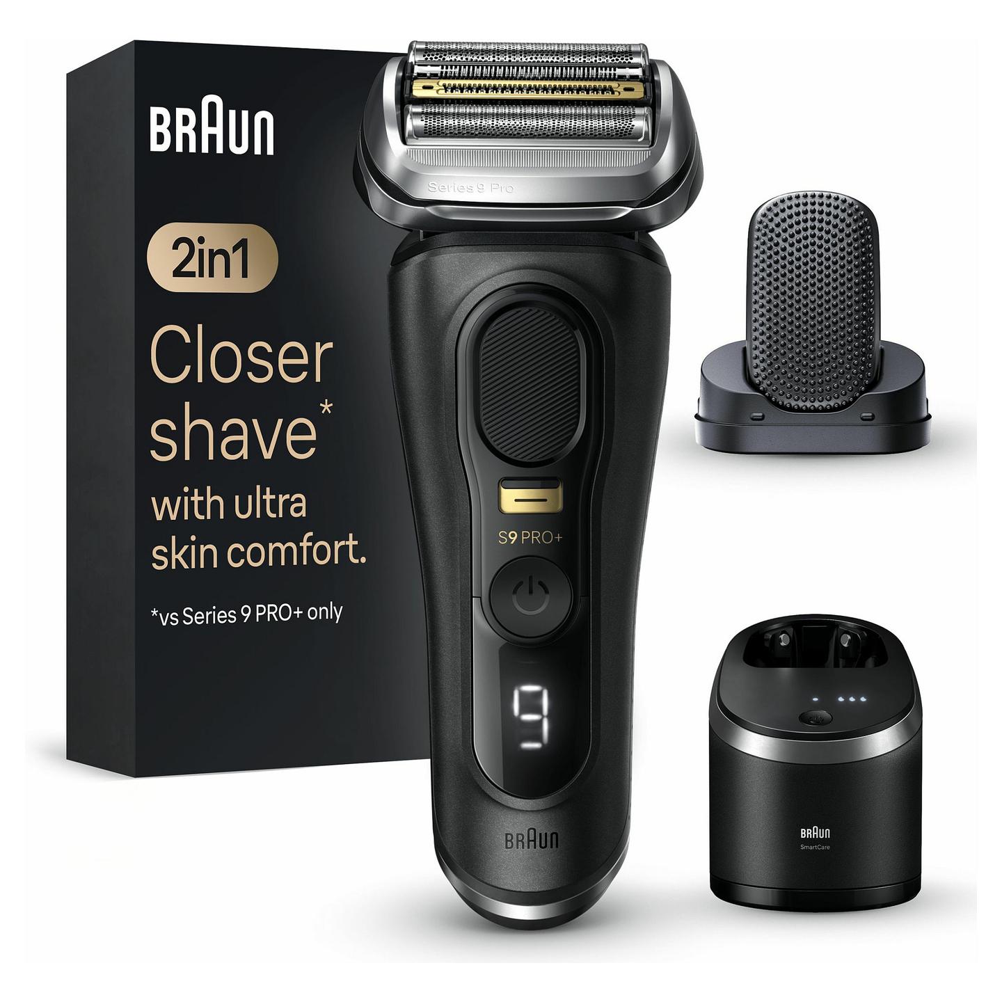 Makinë e rrojës Braun Series 9 Pro+ 9590cc / Wet & Dry / 6-in-1 SmartCare Center / Sonic / 60 Min - Zezë - 1